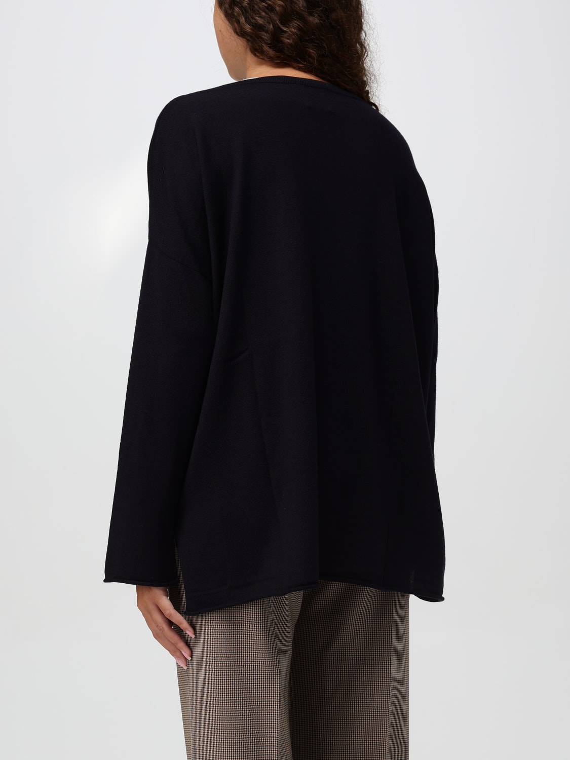 ALLUDE SWEATER: Sweater woman Allude, Black - Img 2