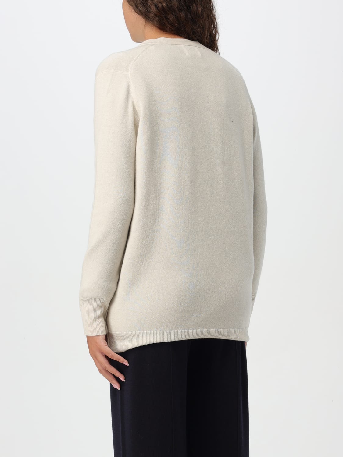 ALLUDE CARDIGAN: Pull femme Allude, Beige - Img 2