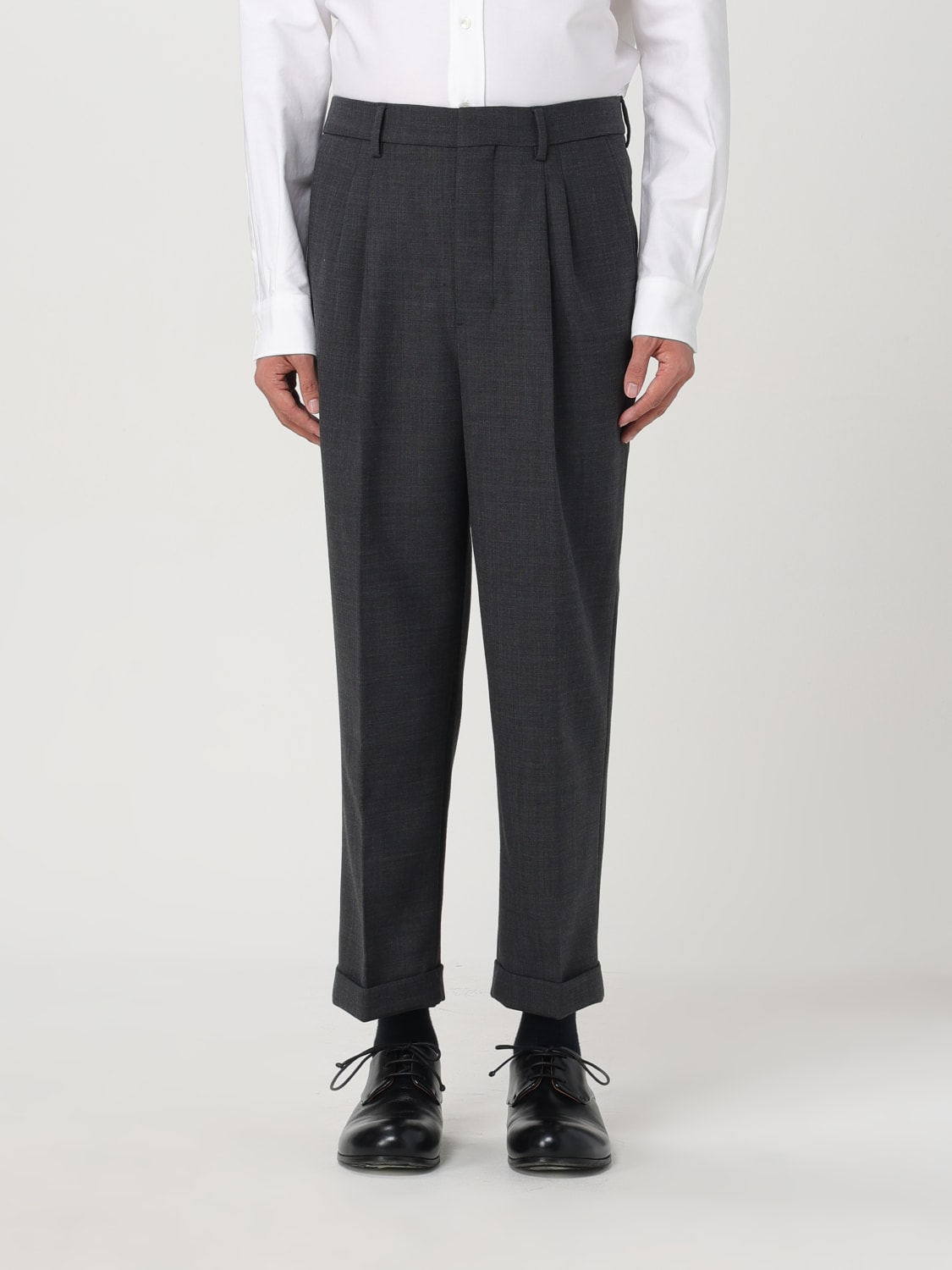 AMI PARIS PANTS: Pants men Ami Paris, Grey - Img 1