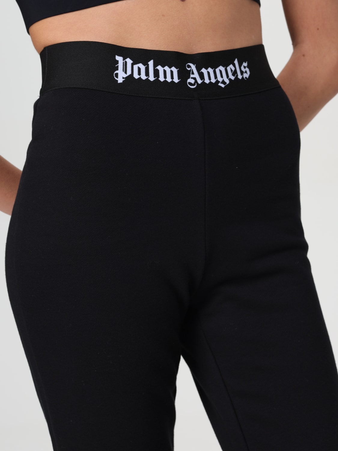 PALM ANGELS PANTS: Pants woman Palm Angels, White - Img 5