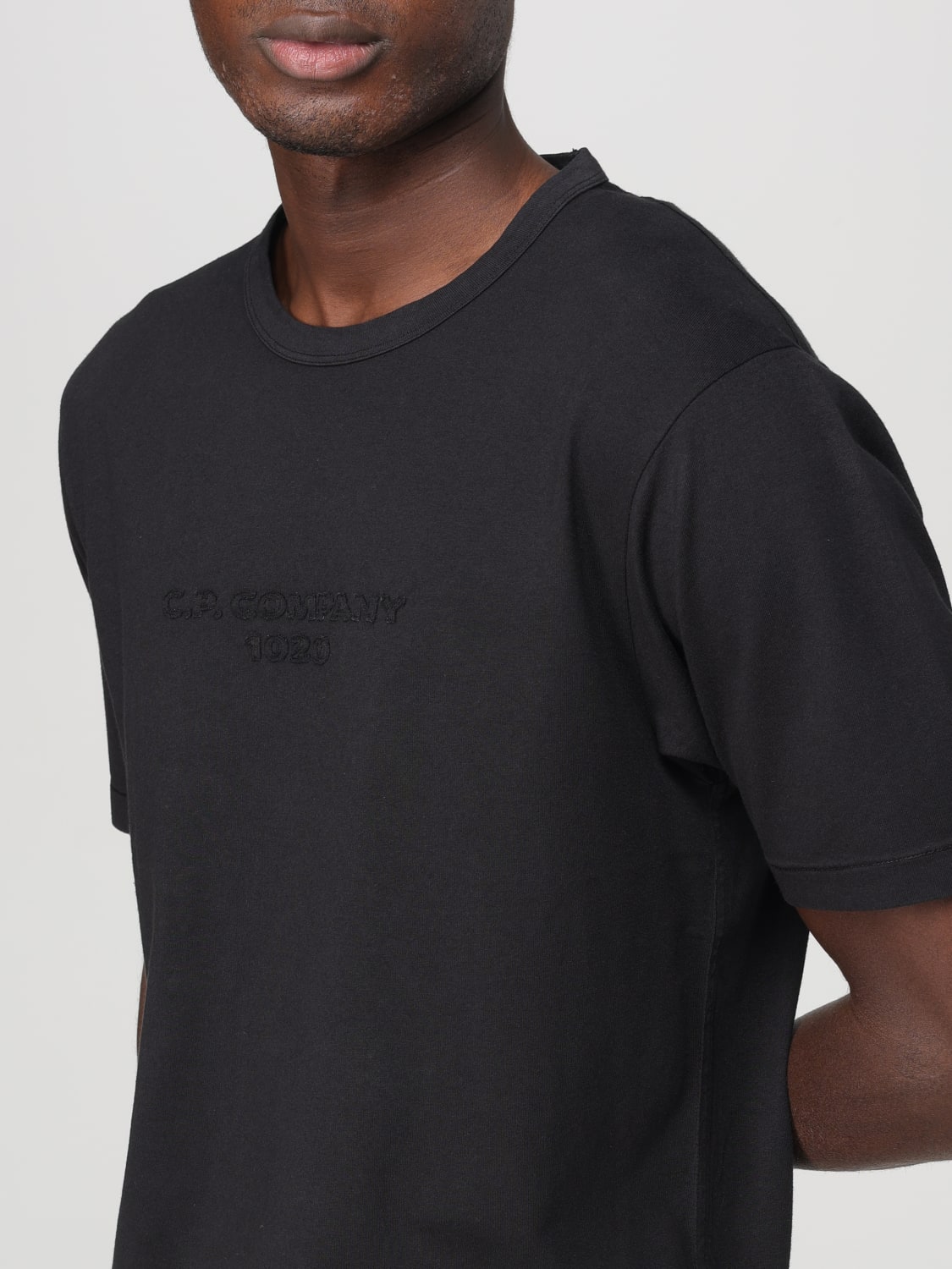 C.P. COMPANY T-SHIRT: T-shirt men C.P. Company, Black - Img 4