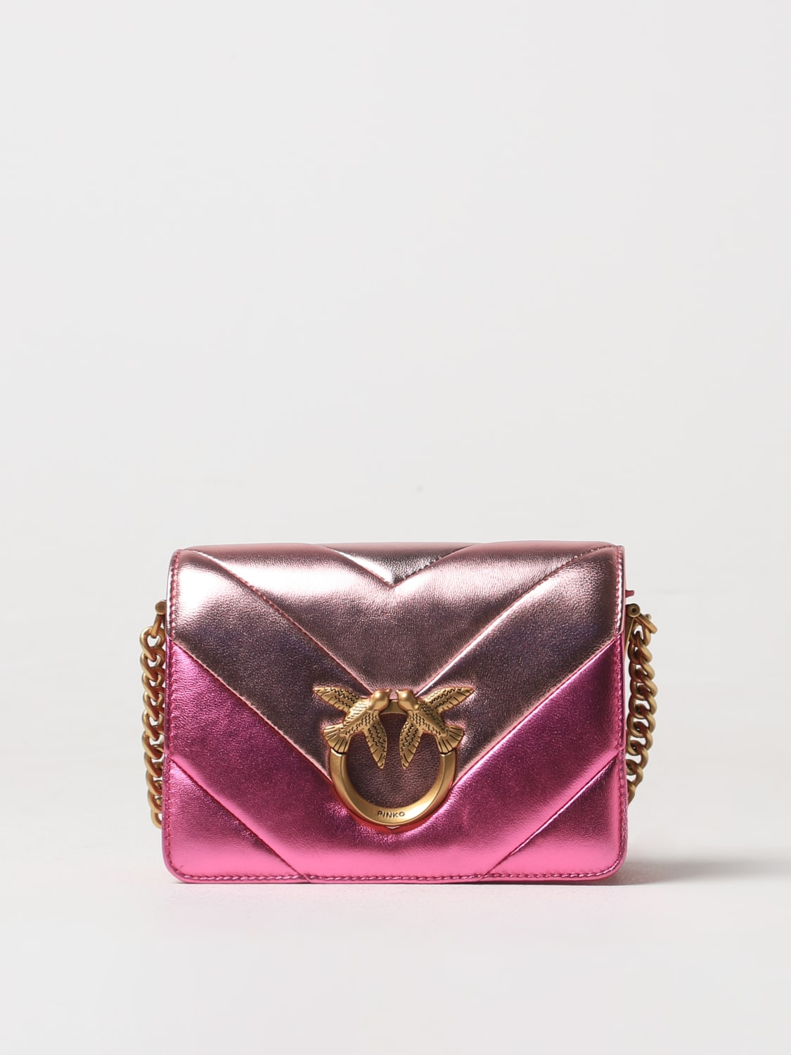 PINKO MINI-TASCHE: Schultertasche damen Pinko, Pink - Img 1