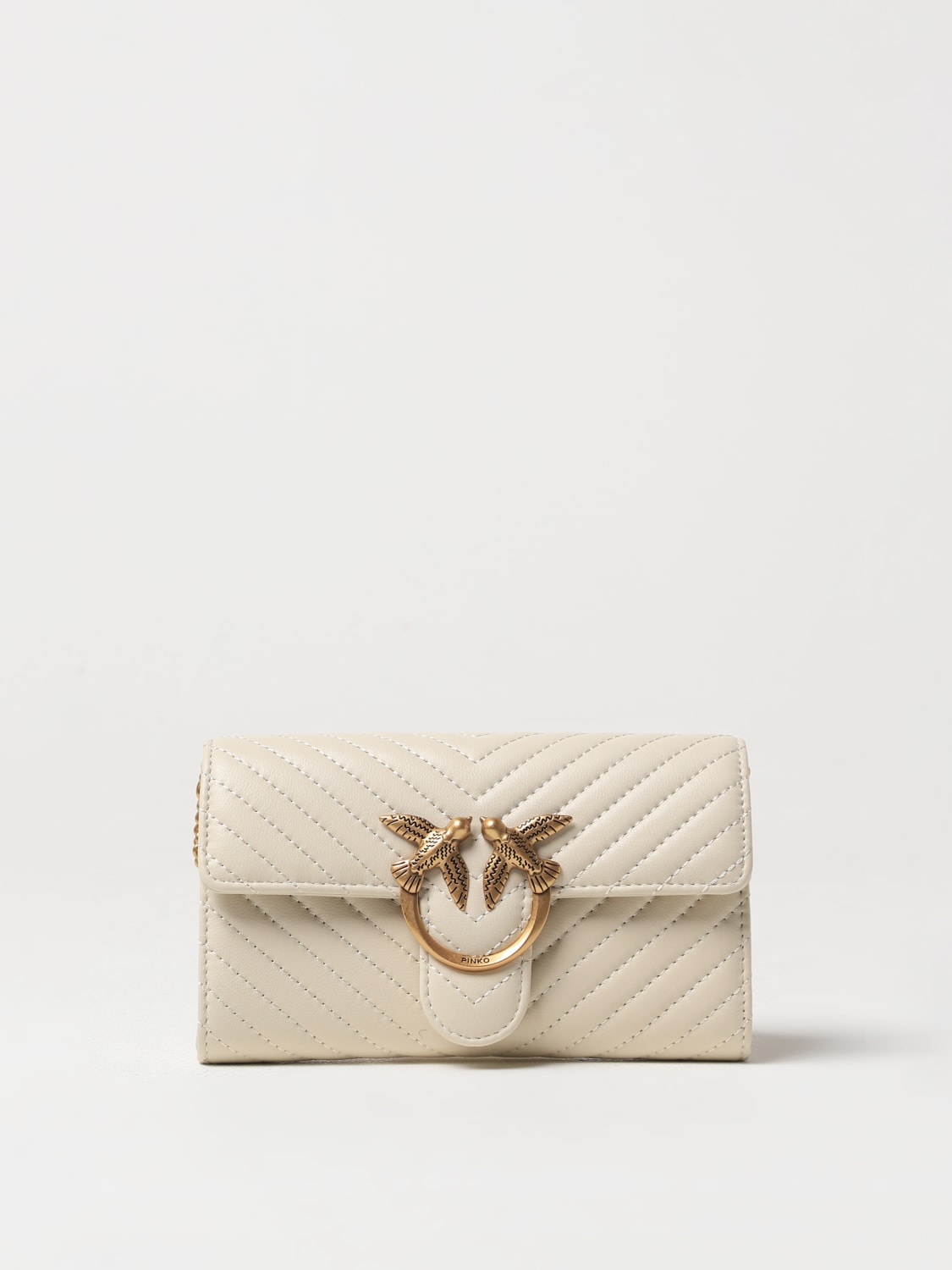 Giglio Borsa wallet Pinko in nappa matelassè chevron