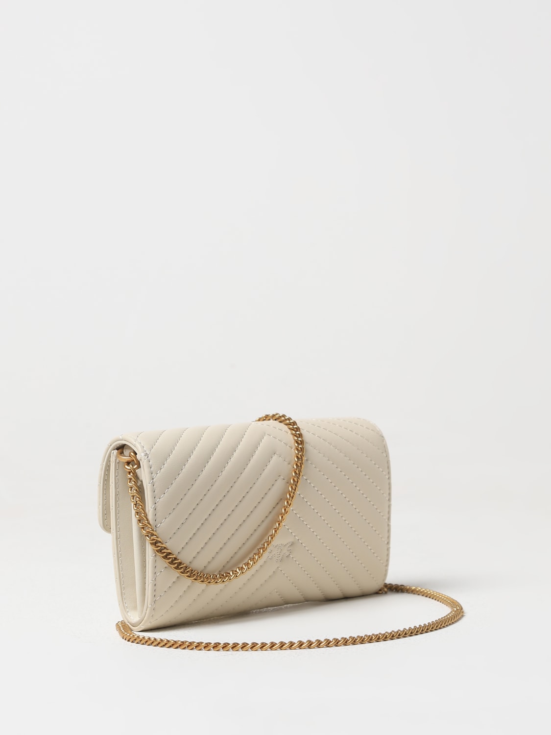 PINKO MINI-TASCHE: Schultertasche damen Pinko, Weiß - Img 3