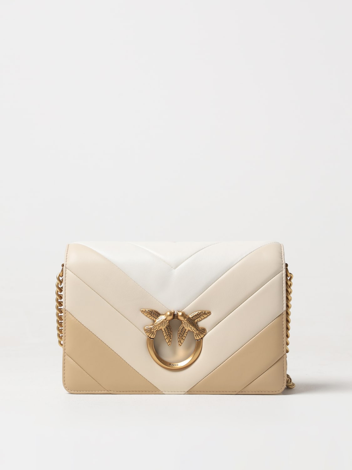 Giglio Borsa Love Click Classic Pinko in pelle chevron