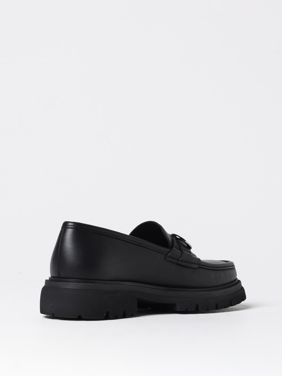 FERRAGAMO LOAFERS: Loafers men Ferragamo, Black - Img 3