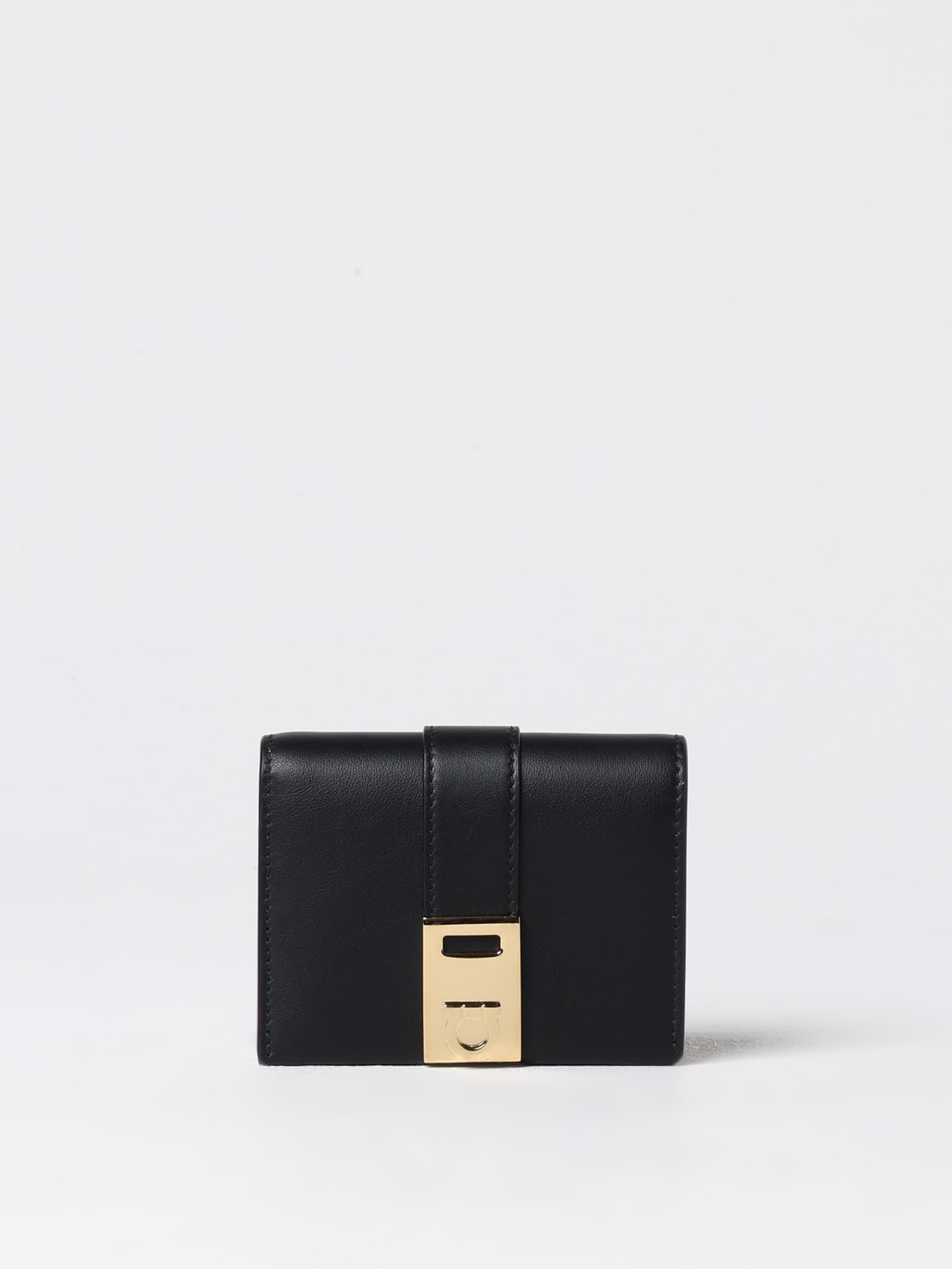 FERRAGAMO WALLET: Wallet woman Ferragamo, Black - Img 1