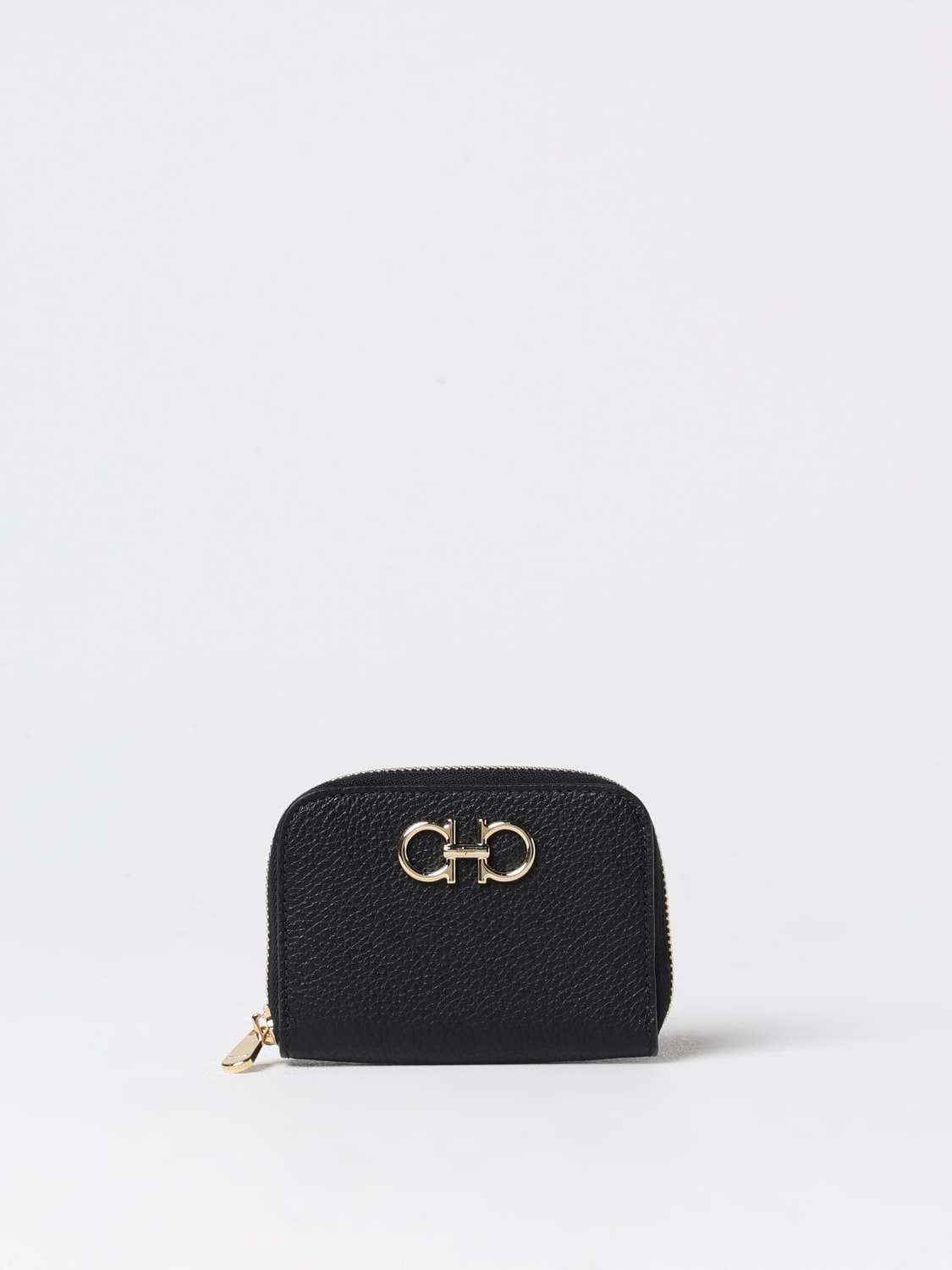 FERRAGAMO WALLET: Wallet woman Ferragamo, Black - Img 1