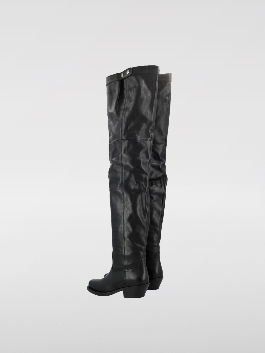 ISABEL MARANT BOOTS: Flat shoes woman Isabel Marant, Black - Img 3