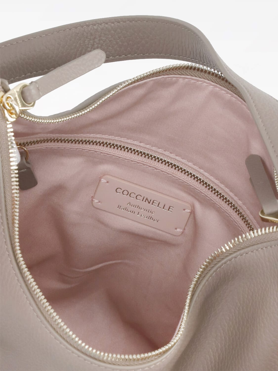COCCINELLE SHOULDER BAG: Shoulder bag woman Coccinelle, Beige - Img 4