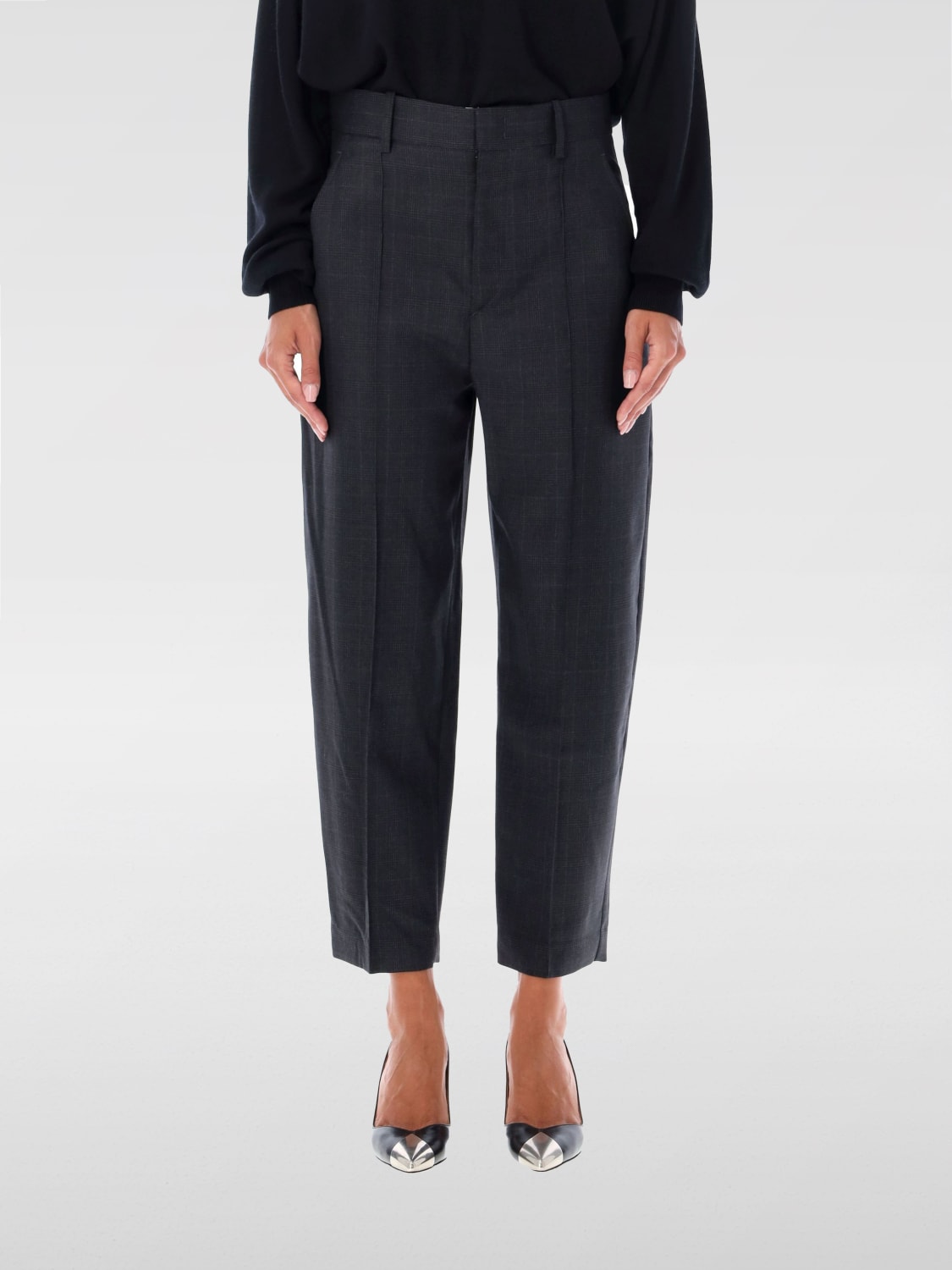 ISABEL MARANT PANTS: Pants woman Isabel Marant, Charcoal - Img 1