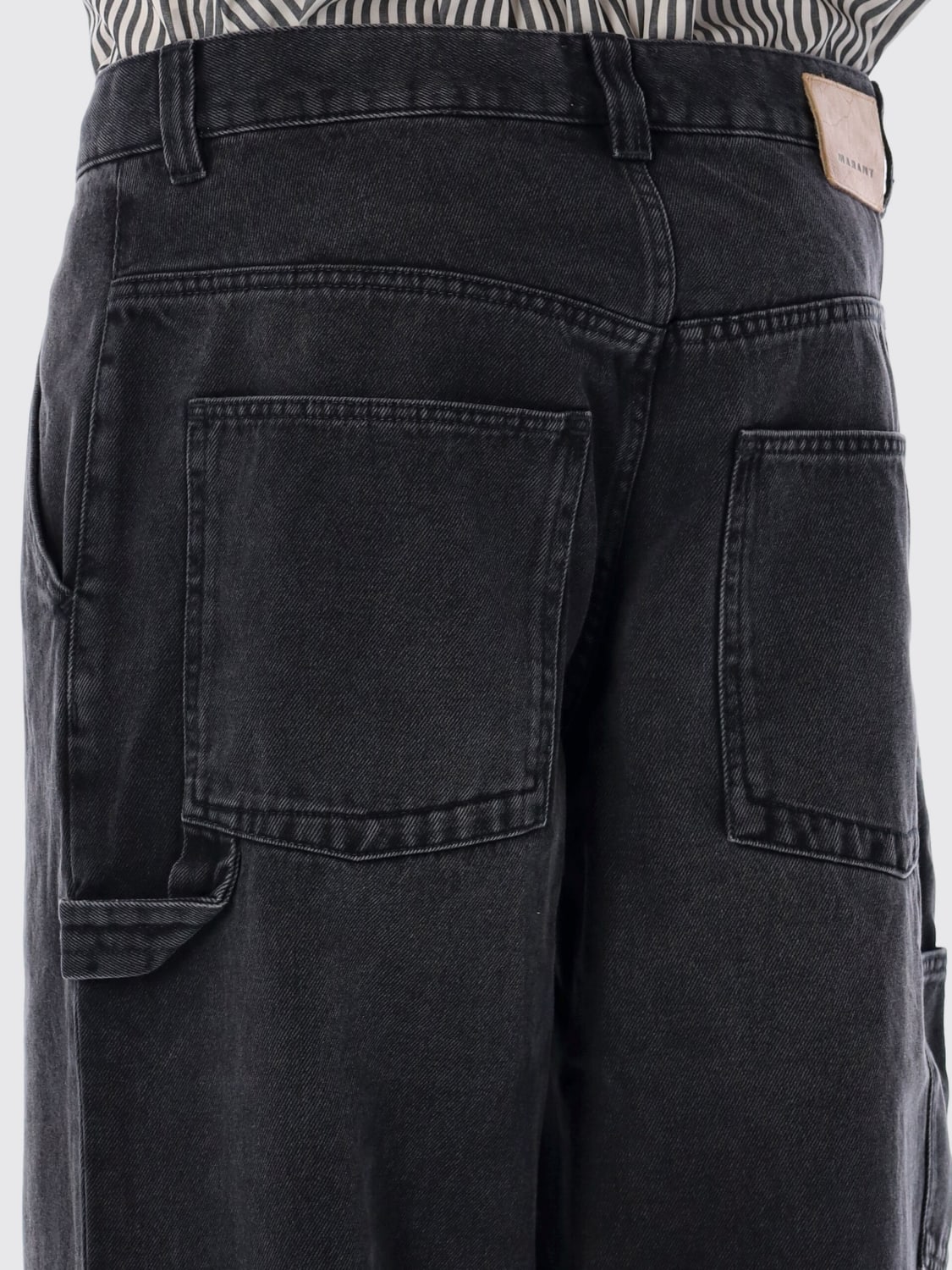 ISABEL MARANT JEANS: Jeans men Isabel Marant, Black - Img 3