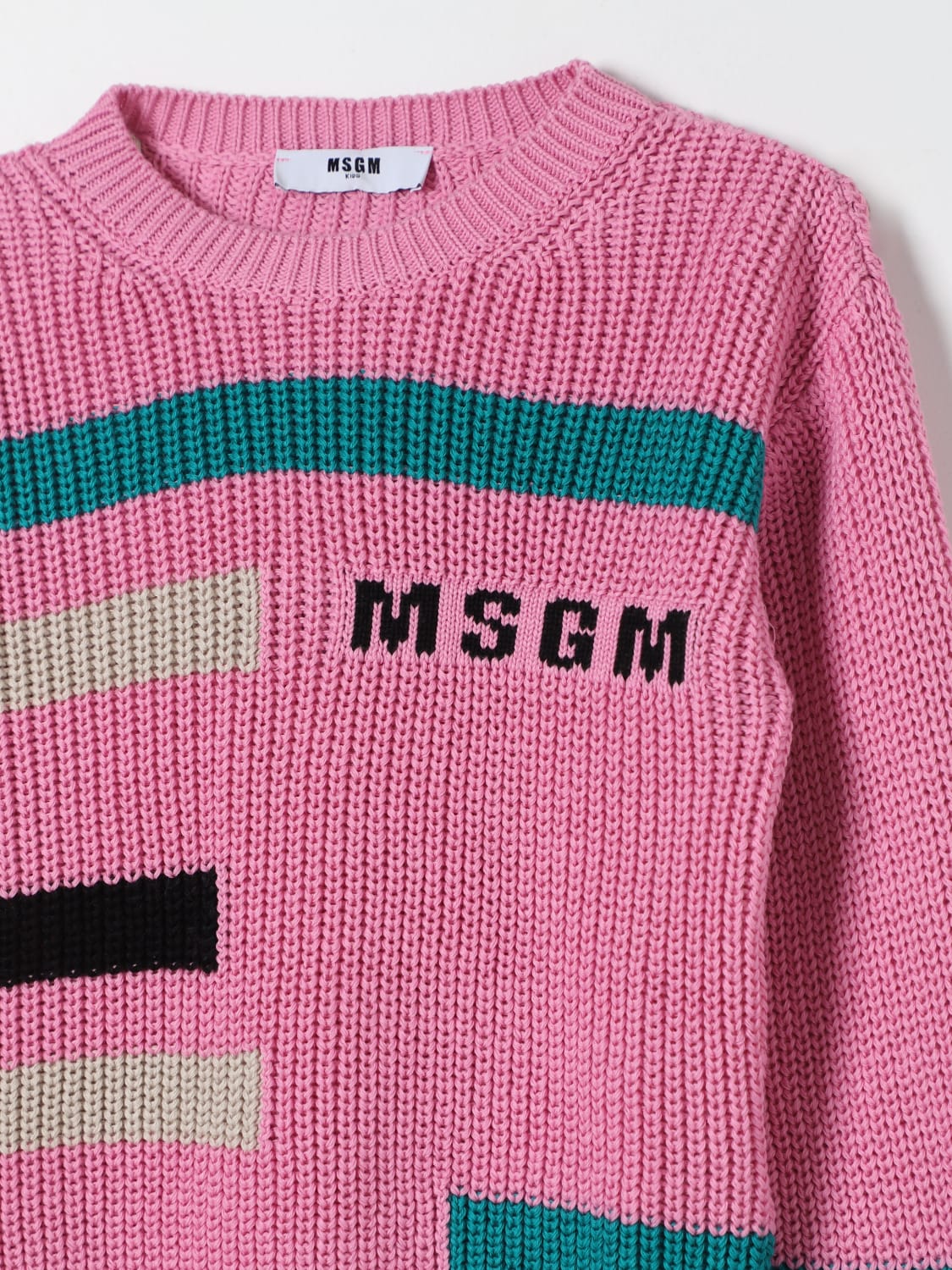 MSGM KIDS 스웨터: 스웨터 남아 MSGM Kids, 핑크 - Img 3