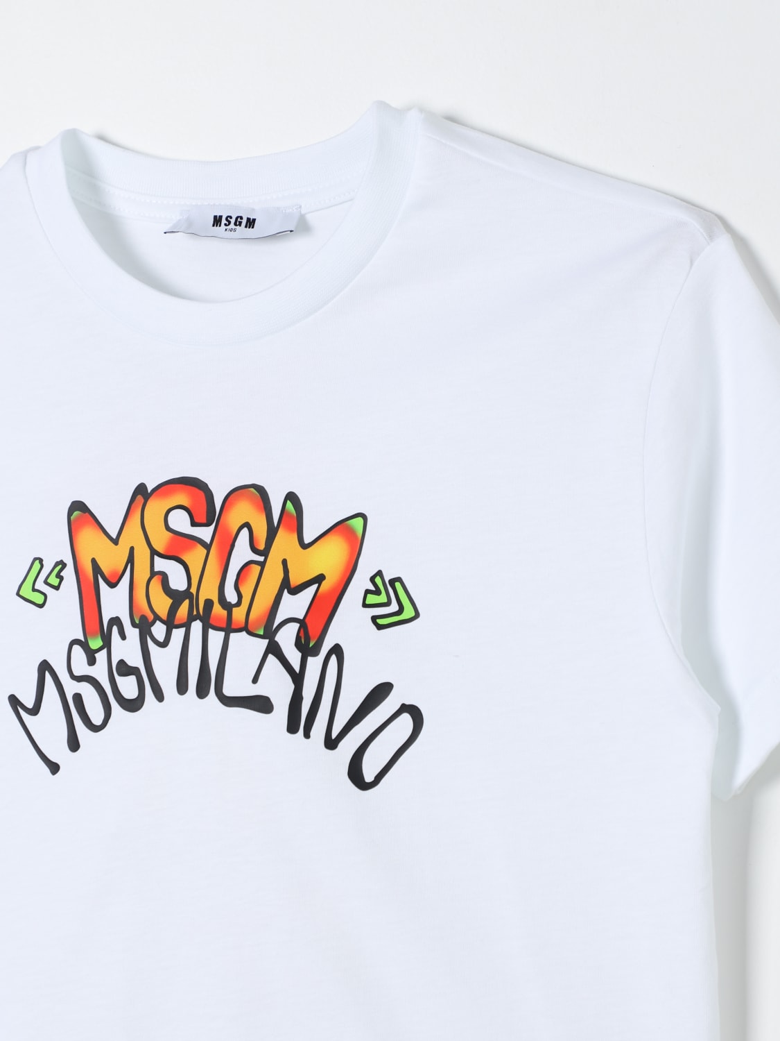 MSGM KIDS 티셔츠: 티셔츠 남아 MSGM Kids, 화이트 - Img 3