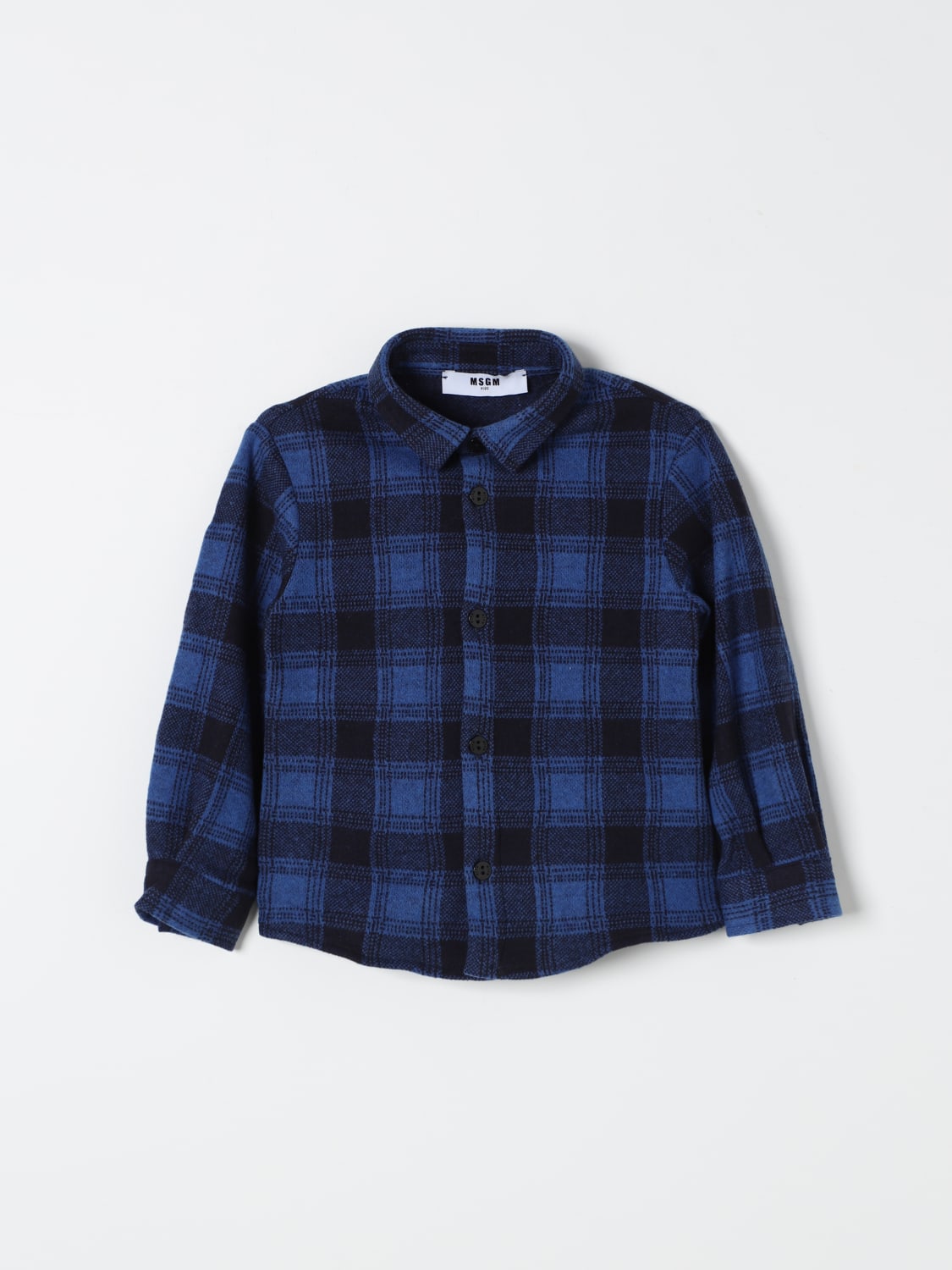 MSGM KIDS SHIRT: Shirt kids MSGM Kids, Blue - Img 1