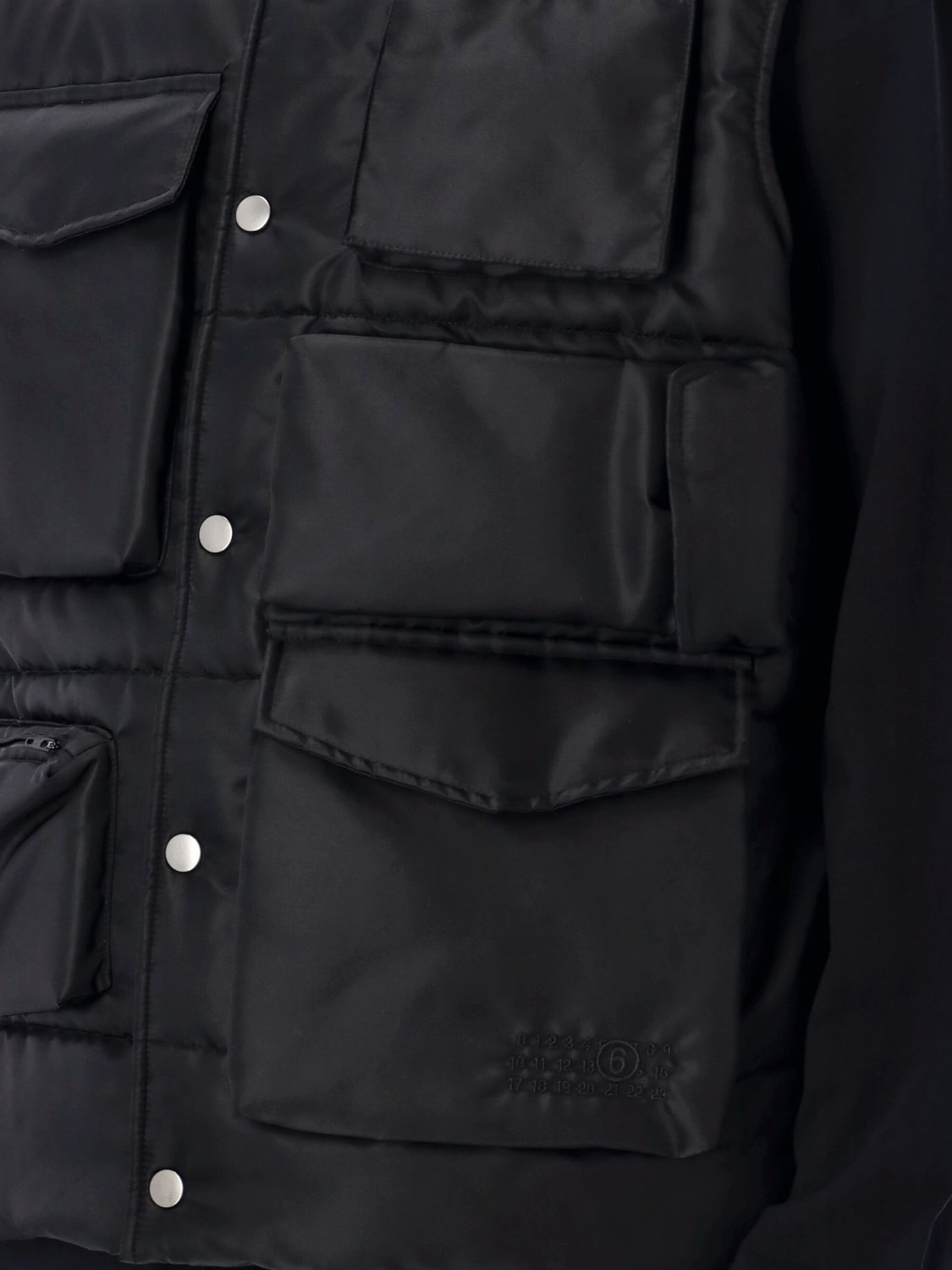 MM6 MAISON MARGIELA SUIT VEST: MM6 Maison Margiela men's vest, Black - Img 3