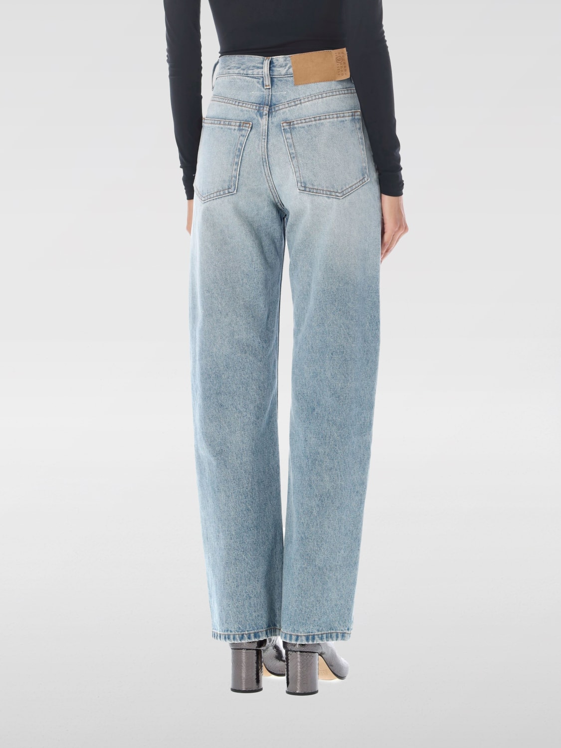 MM6 MAISON MARGIELA JEANS: Jeans woman Mm6 Maison Margiela, Blue - Img 2