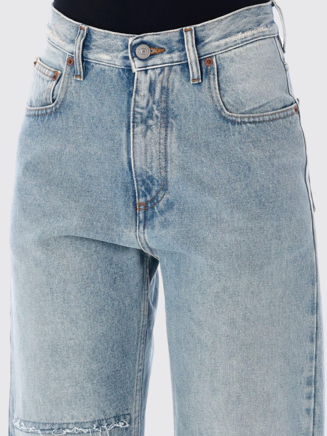 MM6 MAISON MARGIELA JEANS: Jeans woman Mm6 Maison Margiela, Blue - Img 3