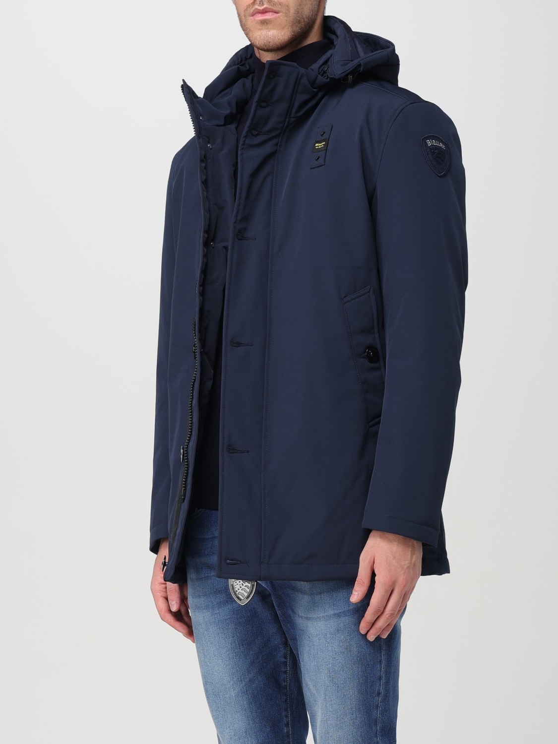 BLAUER GIACCA: Giubbotto Blauer in nylon , Blue - Img 3