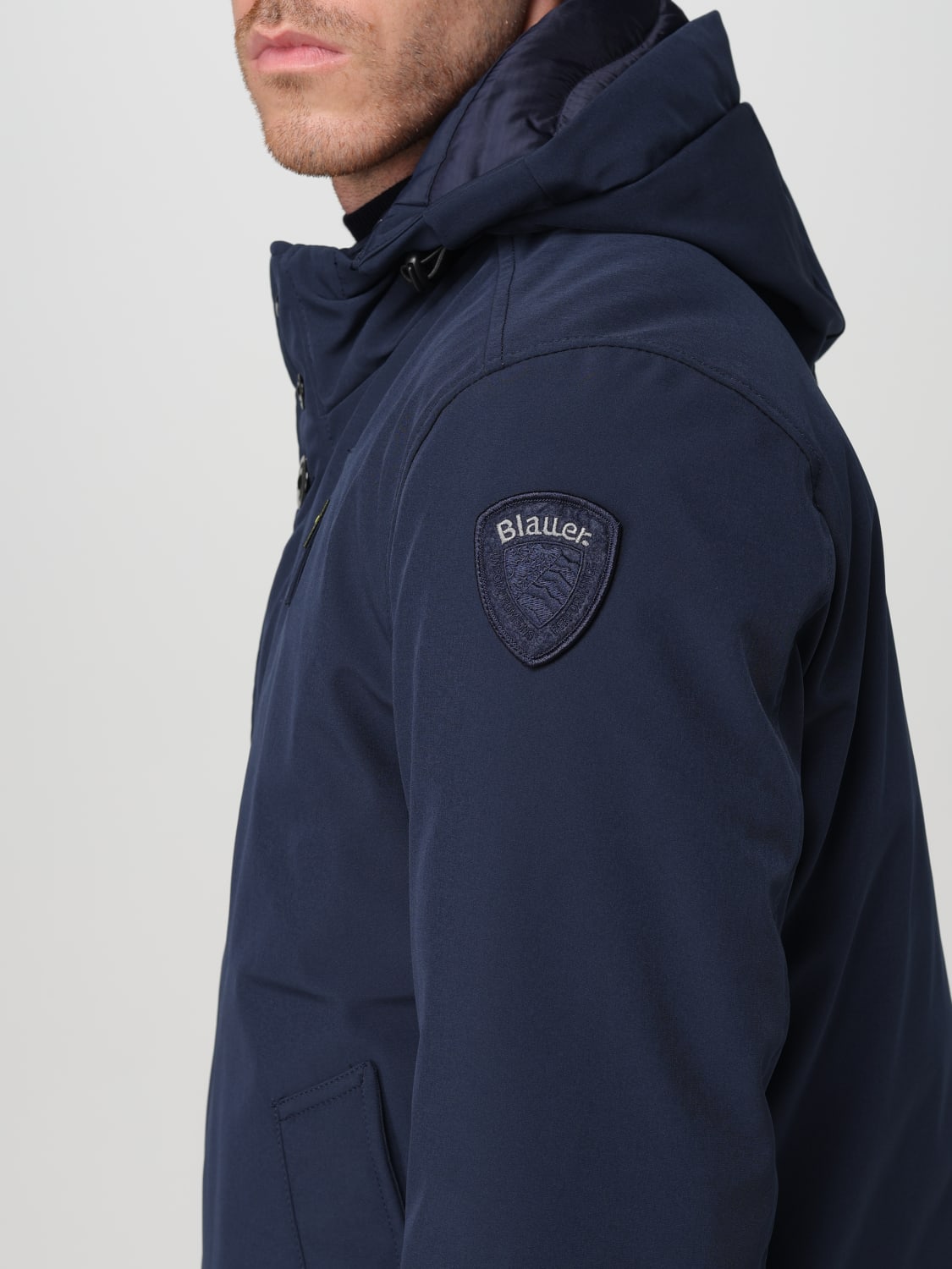 BLAUER GIACCA: Giubbotto Blauer in nylon , Blue - Img 4