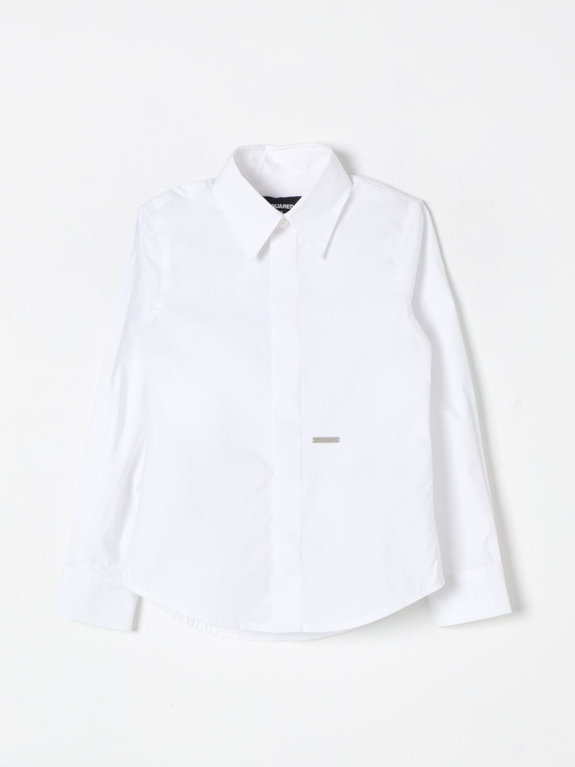 DSQUARED2 CAMICIA: Camicia Dsquared2 in cotone , Bianco - Img 1