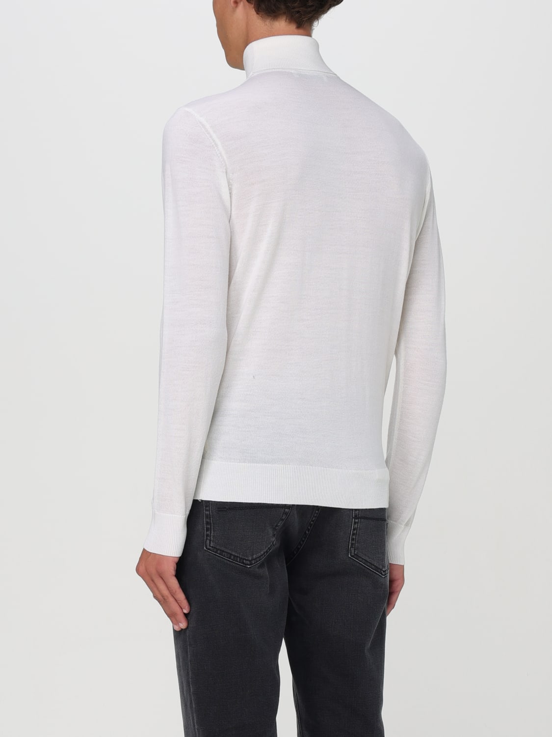 MANUEL RITZ SWEATER: Sweater men Manuel Ritz, White - Img 2