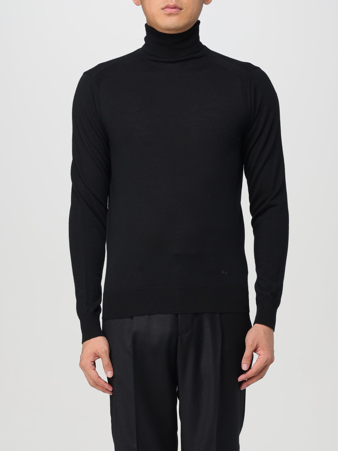 MANUEL RITZ SWEATER: Sweater men Manuel Ritz, Black - Img 1