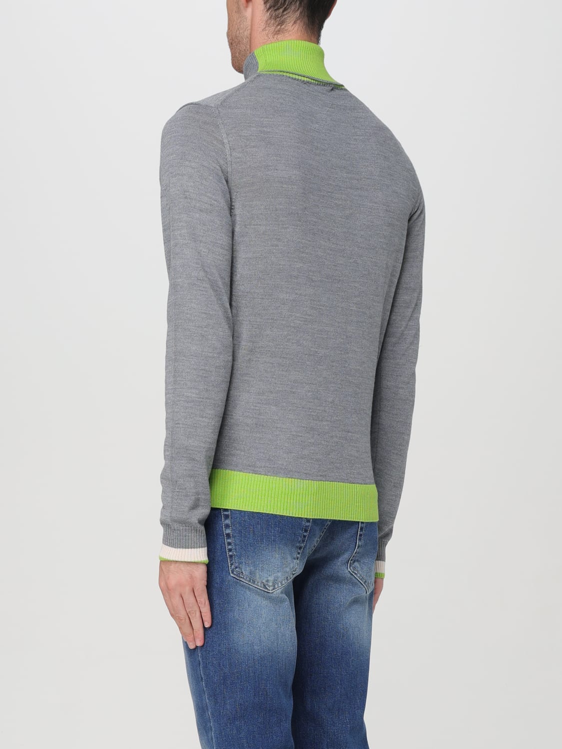 MANUEL RITZ SWEATER: Sweater men Manuel Ritz, Grey - Img 2