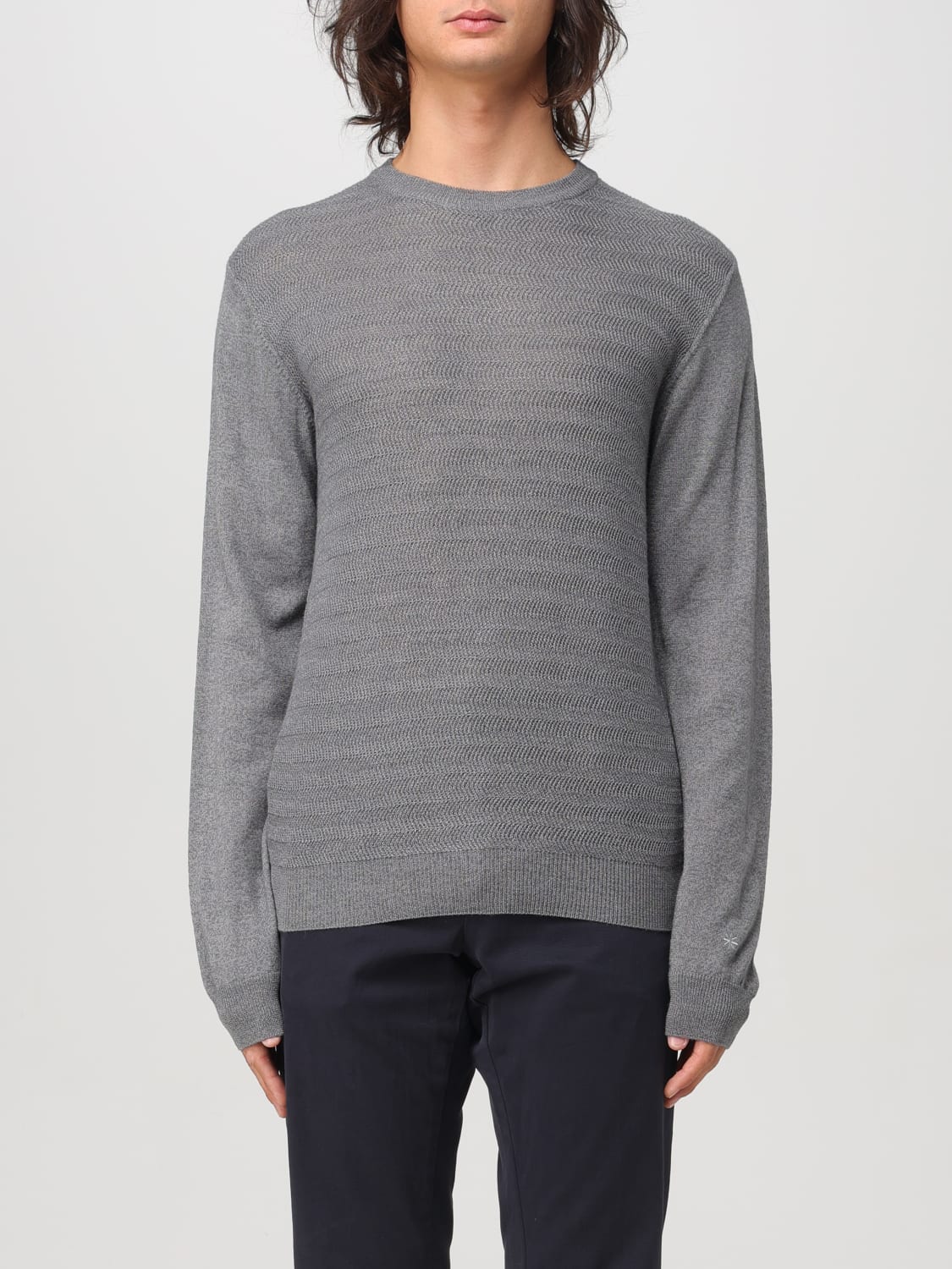 MANUEL RITZ SWEATER: Sweater men Manuel Ritz, Grey - Img 1