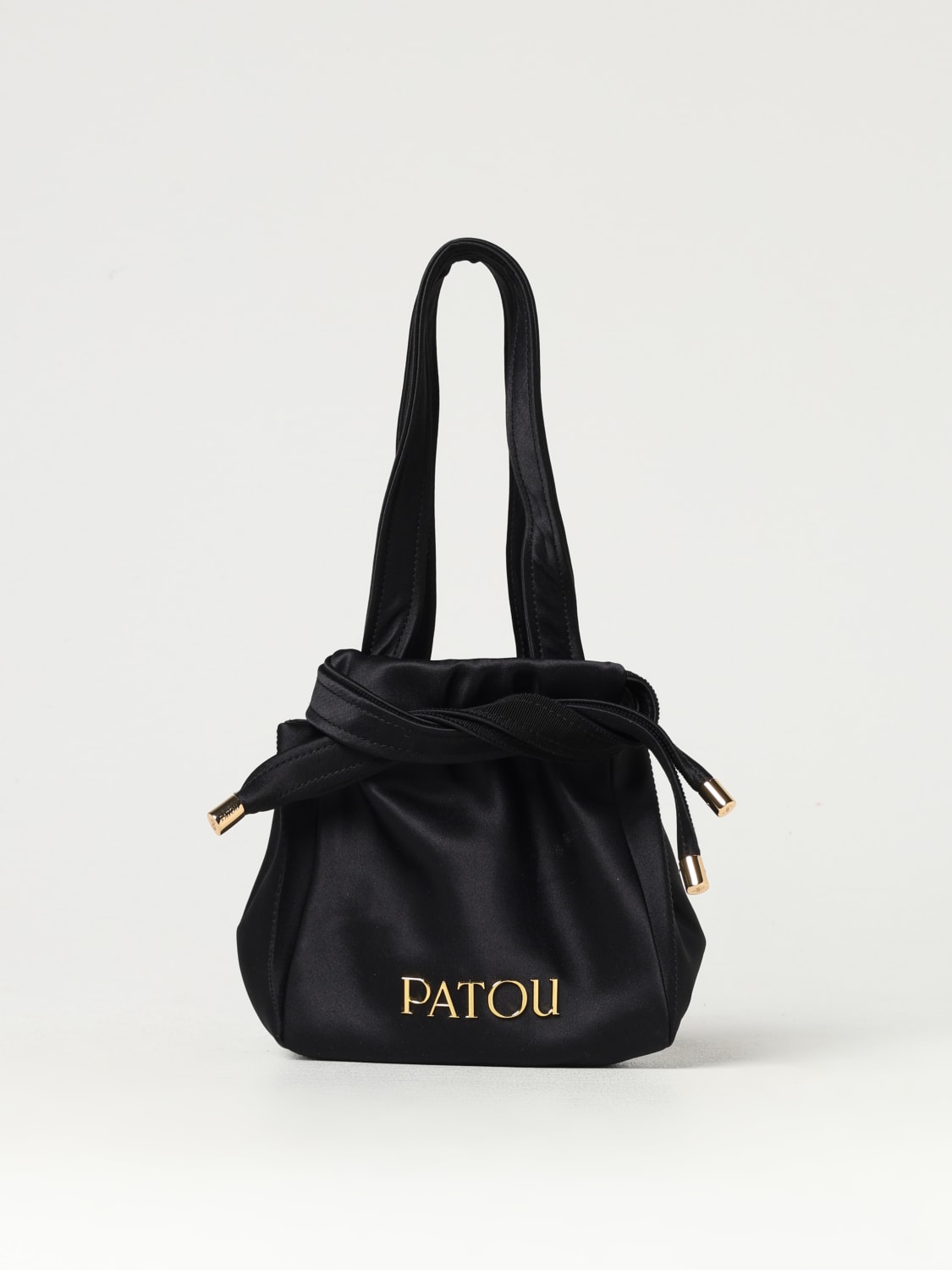 PATOU MINI BAG: Shoulder bag woman Patou, Black - Img 1