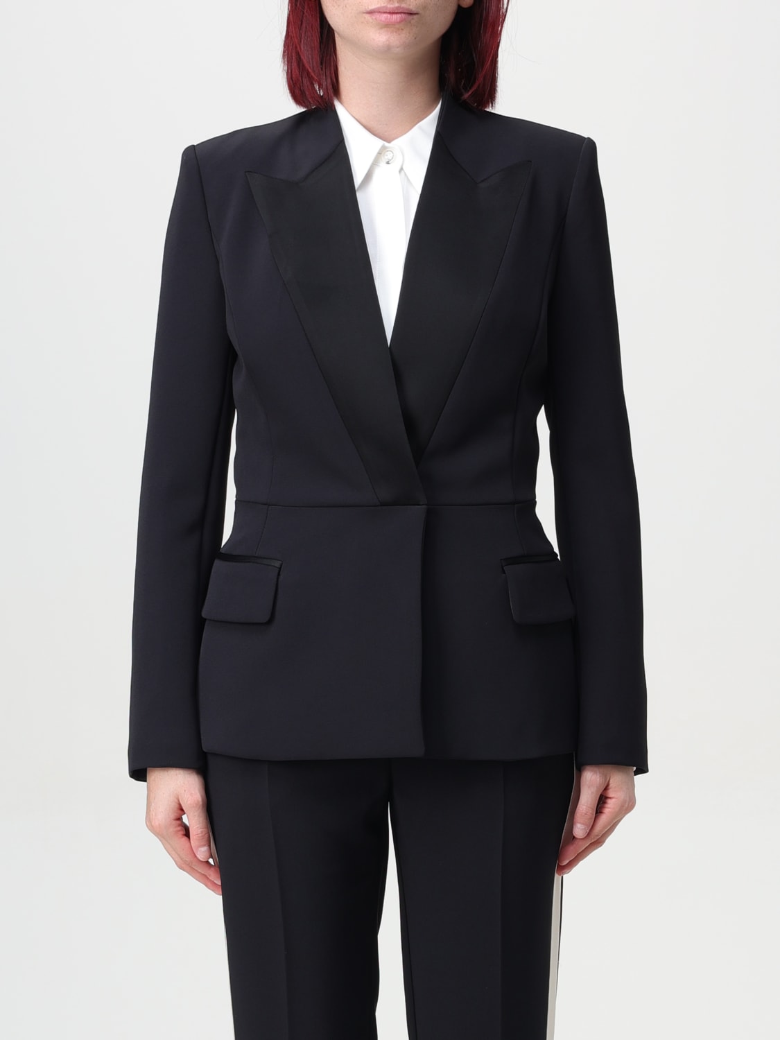 ELISABETTA FRANCHI BLAZER: Blazer femme Elisabetta Franchi, Noir - Img 1