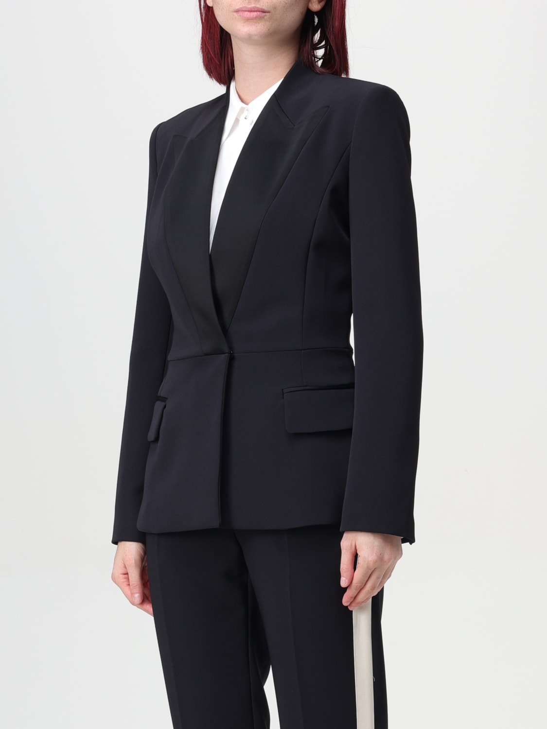 ELISABETTA FRANCHI BLAZER: Blazer femme Elisabetta Franchi, Noir - Img 3