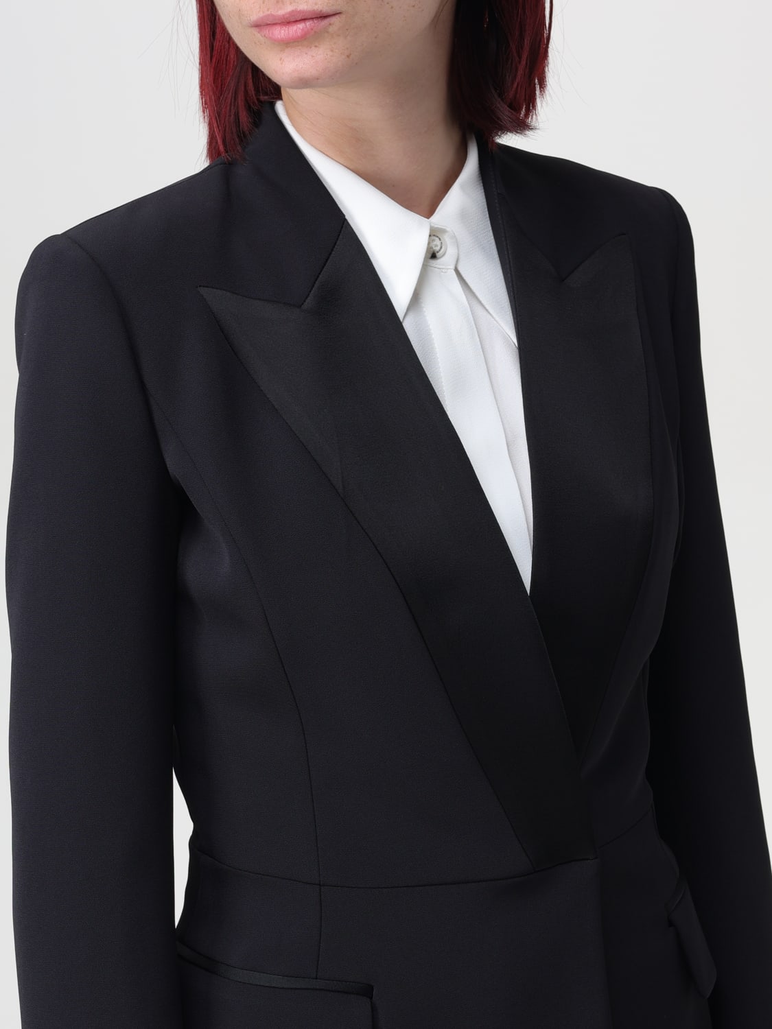 ELISABETTA FRANCHI BLAZER: Blazer femme Elisabetta Franchi, Noir - Img 4