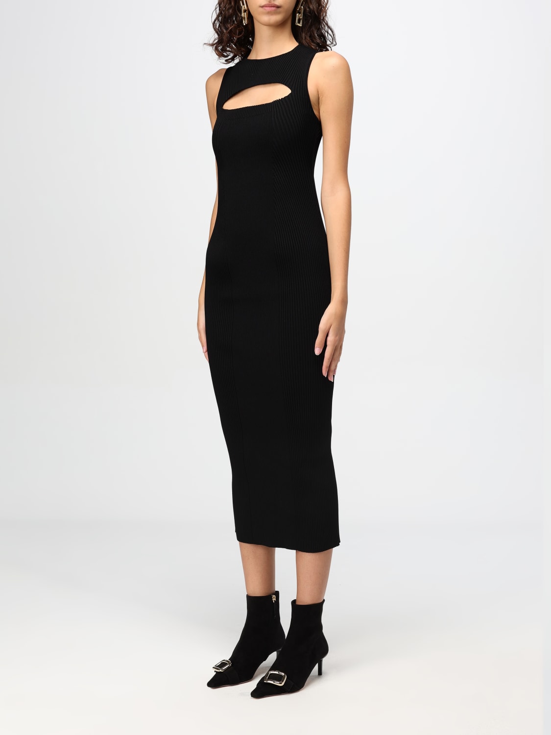 ALEXANDER MCQUEEN JUMPSUIT: Jumpsuit damen Alexander McQueen, Schwarz - Img 3