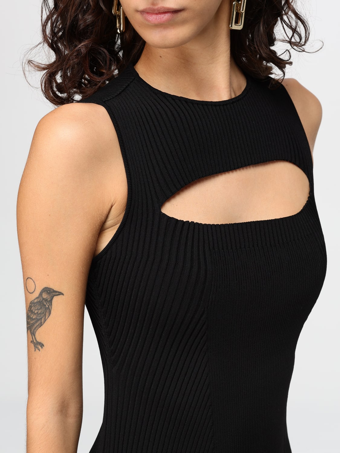 MCQUEEN ROBE: Combinaisons femme McQueen, Noir - Img 4