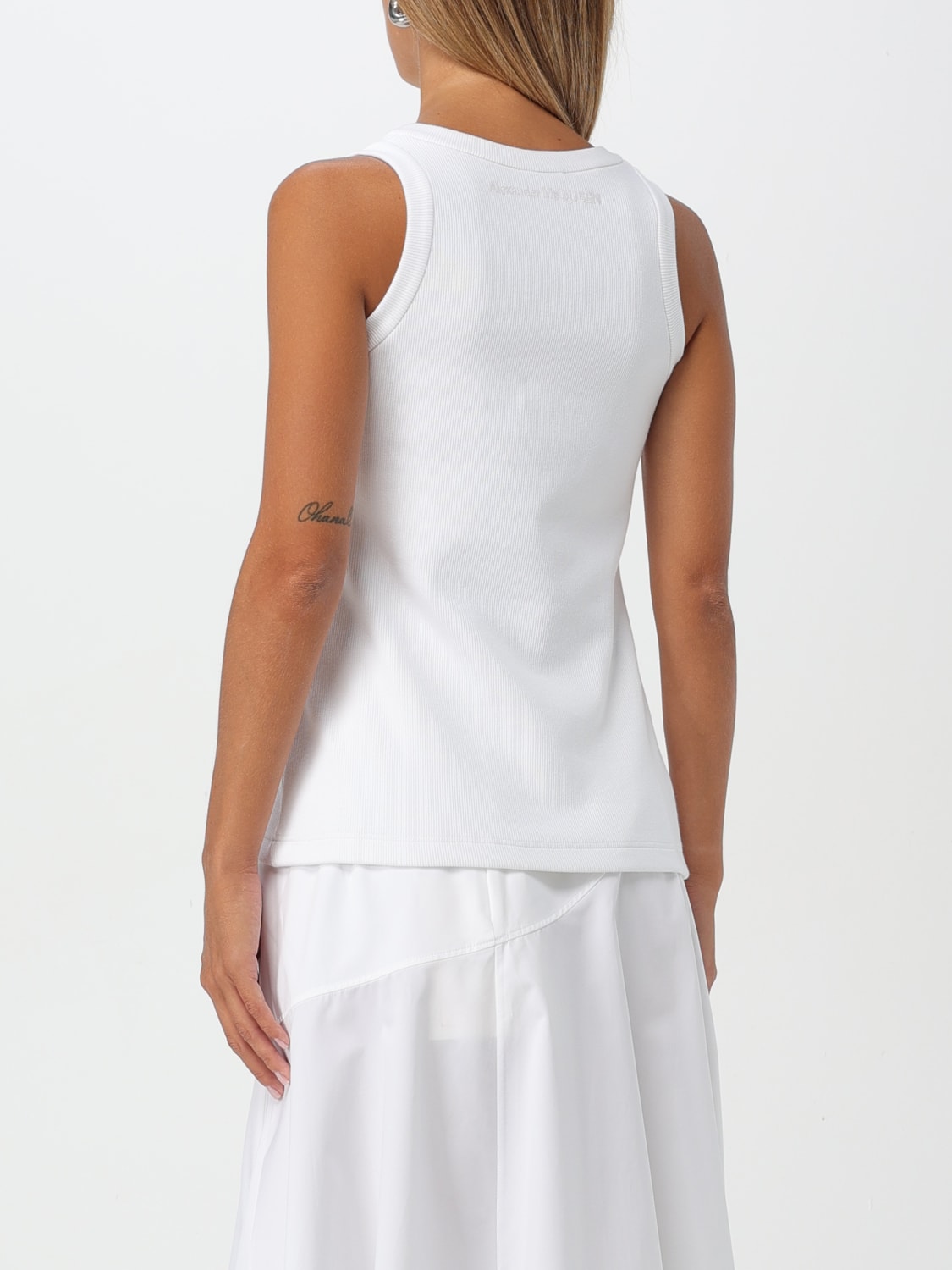 ALEXANDER MCQUEEN TOP: Top woman Alexander McQueen, White - Img 3