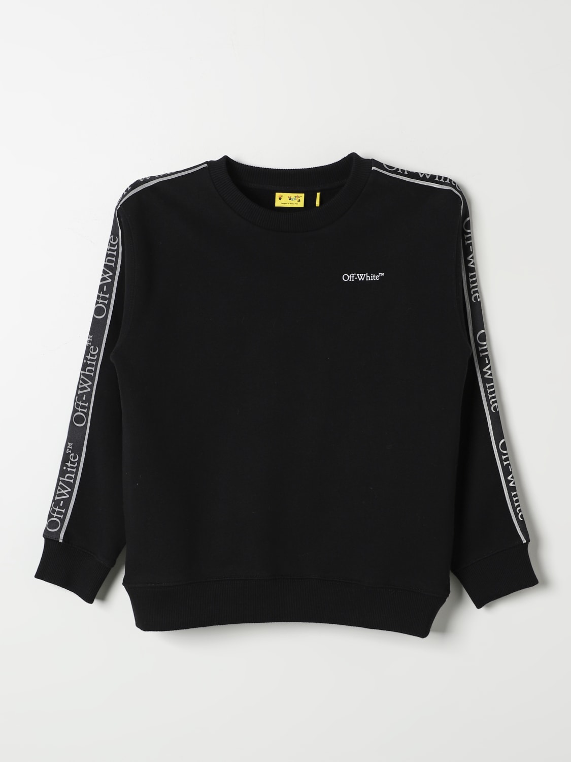 OFF-WHITE KIDS 스웨터: 스웨터 남아 Off-white Kids, 블랙 - Img 1