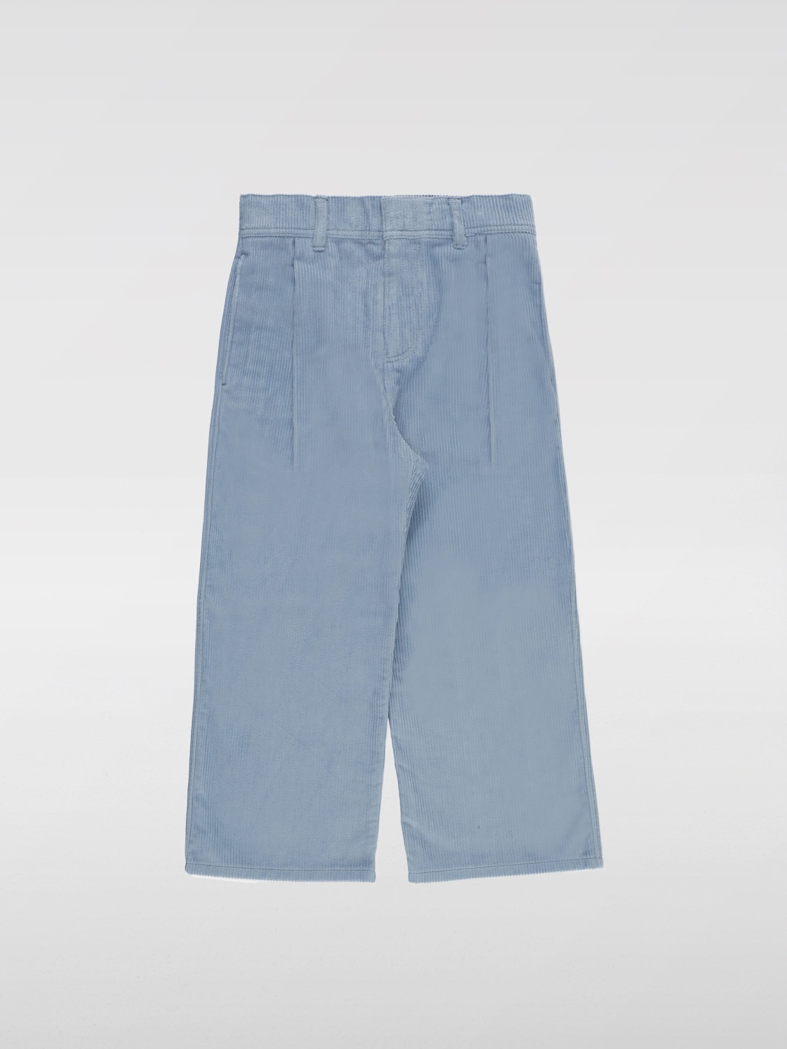 BURBERRY PANTS: Pants kids Burberry, Sky Blue - Img 1