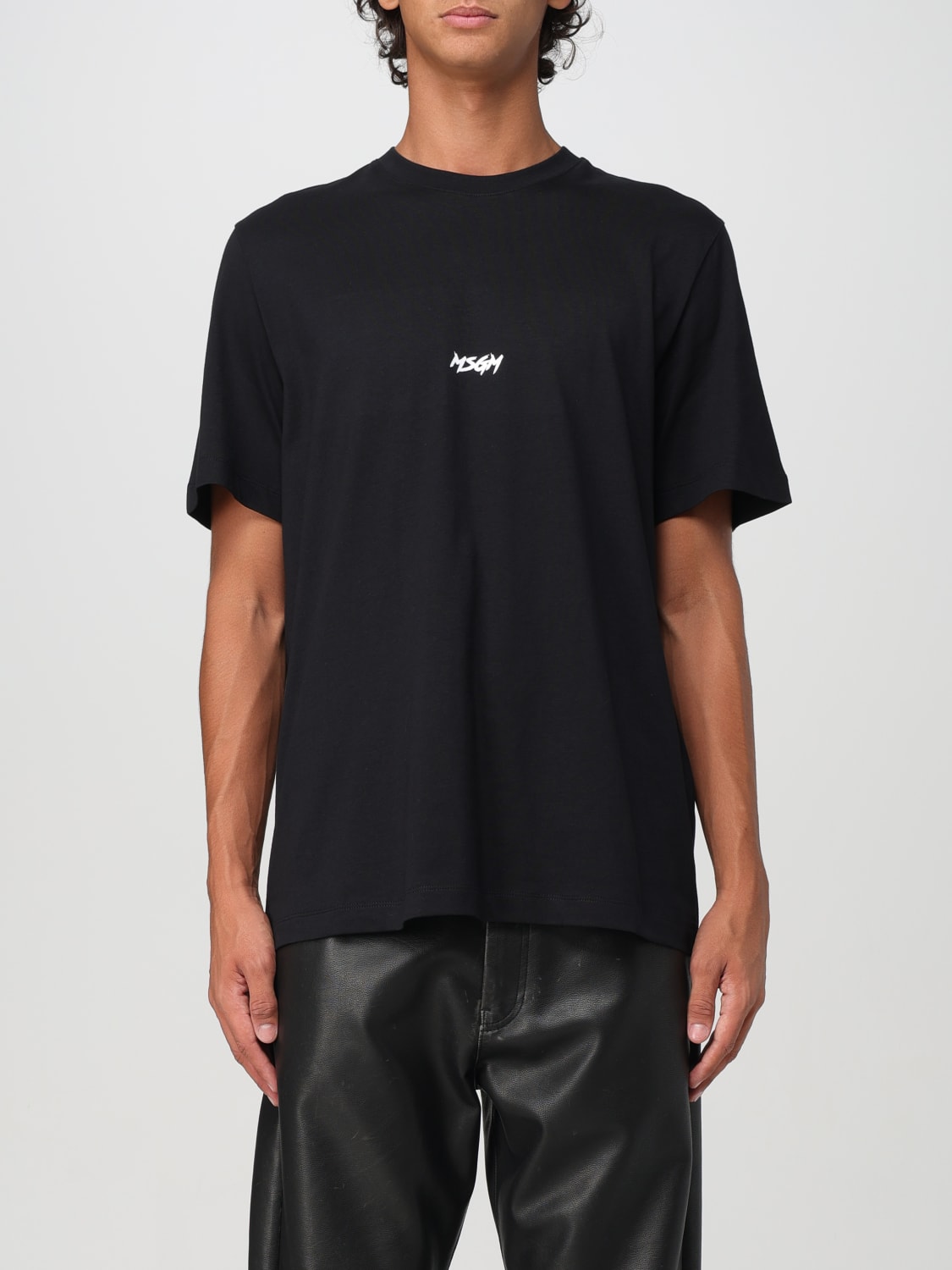 MSGM T-SHIRT: T-shirt men MSGM, Black - Img 1