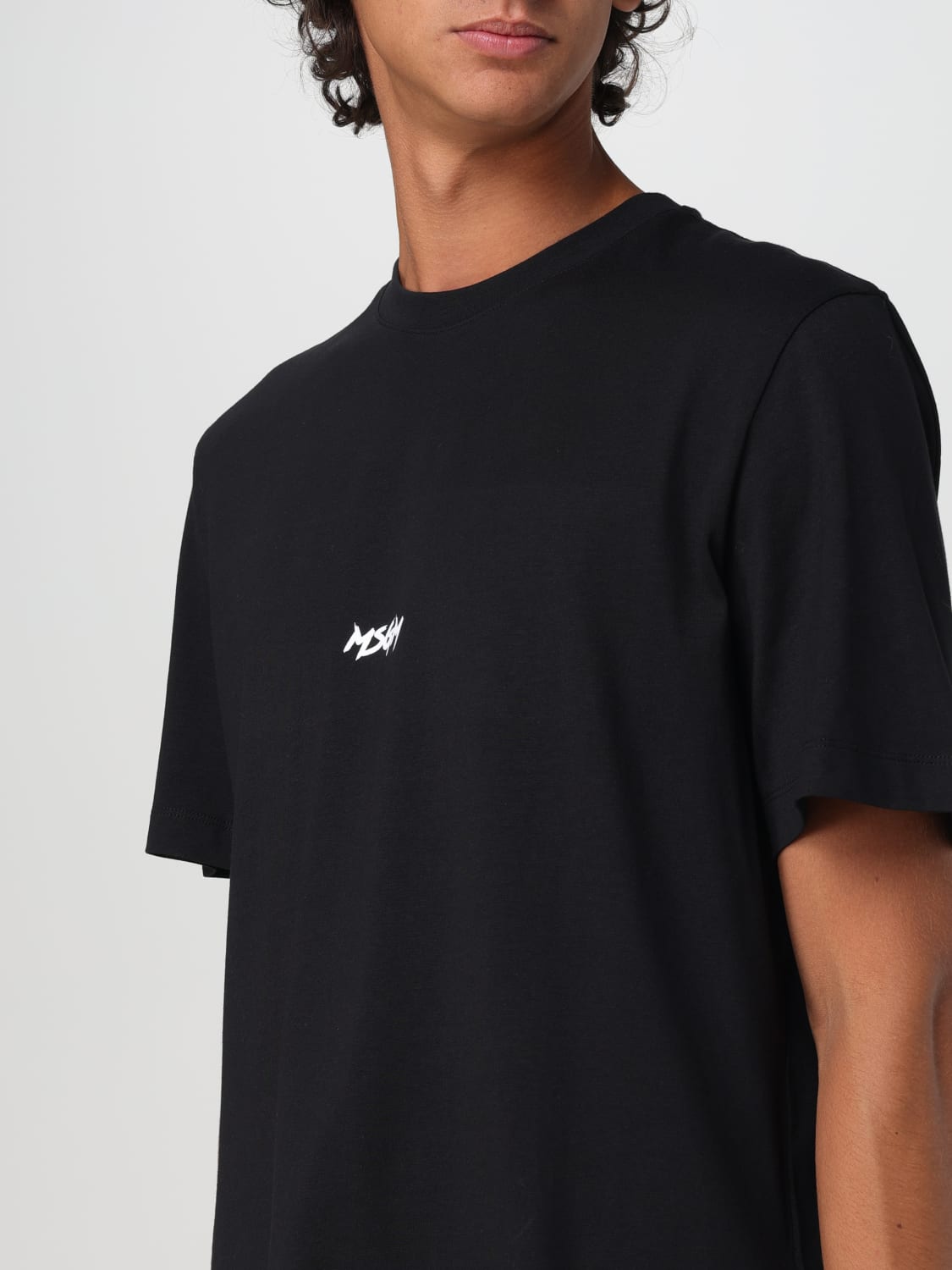 MSGM T-SHIRT: T-shirt men MSGM, Black - Img 3