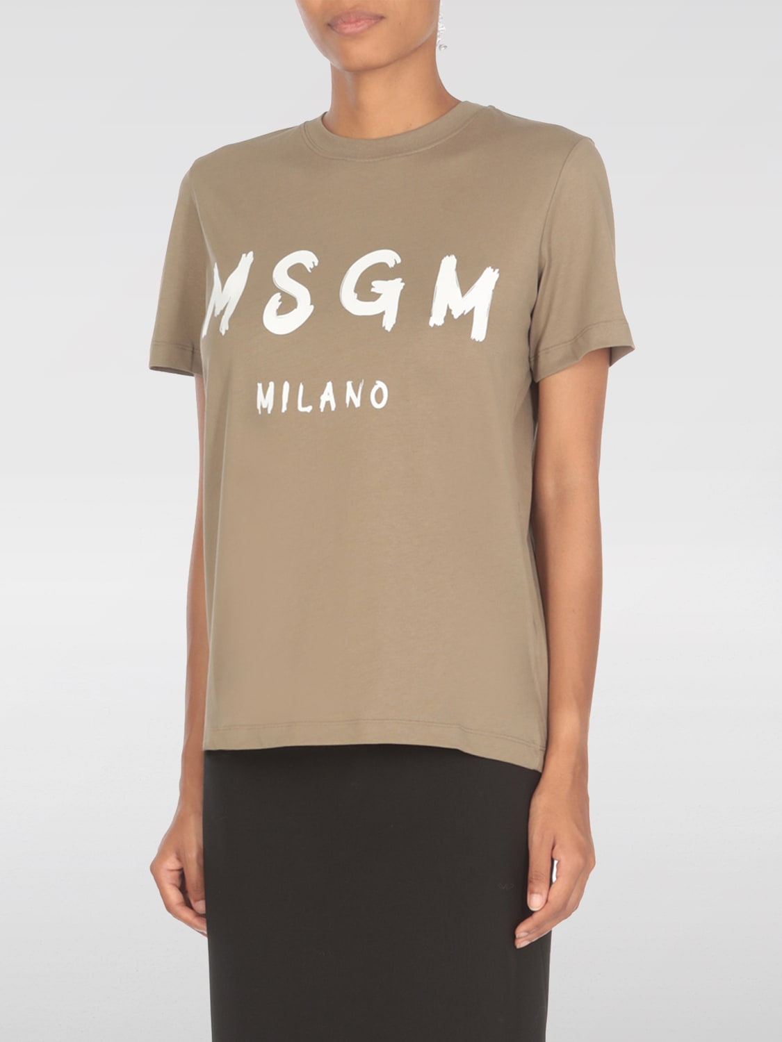 Giglio T-shirt MSGM in cotone con logo