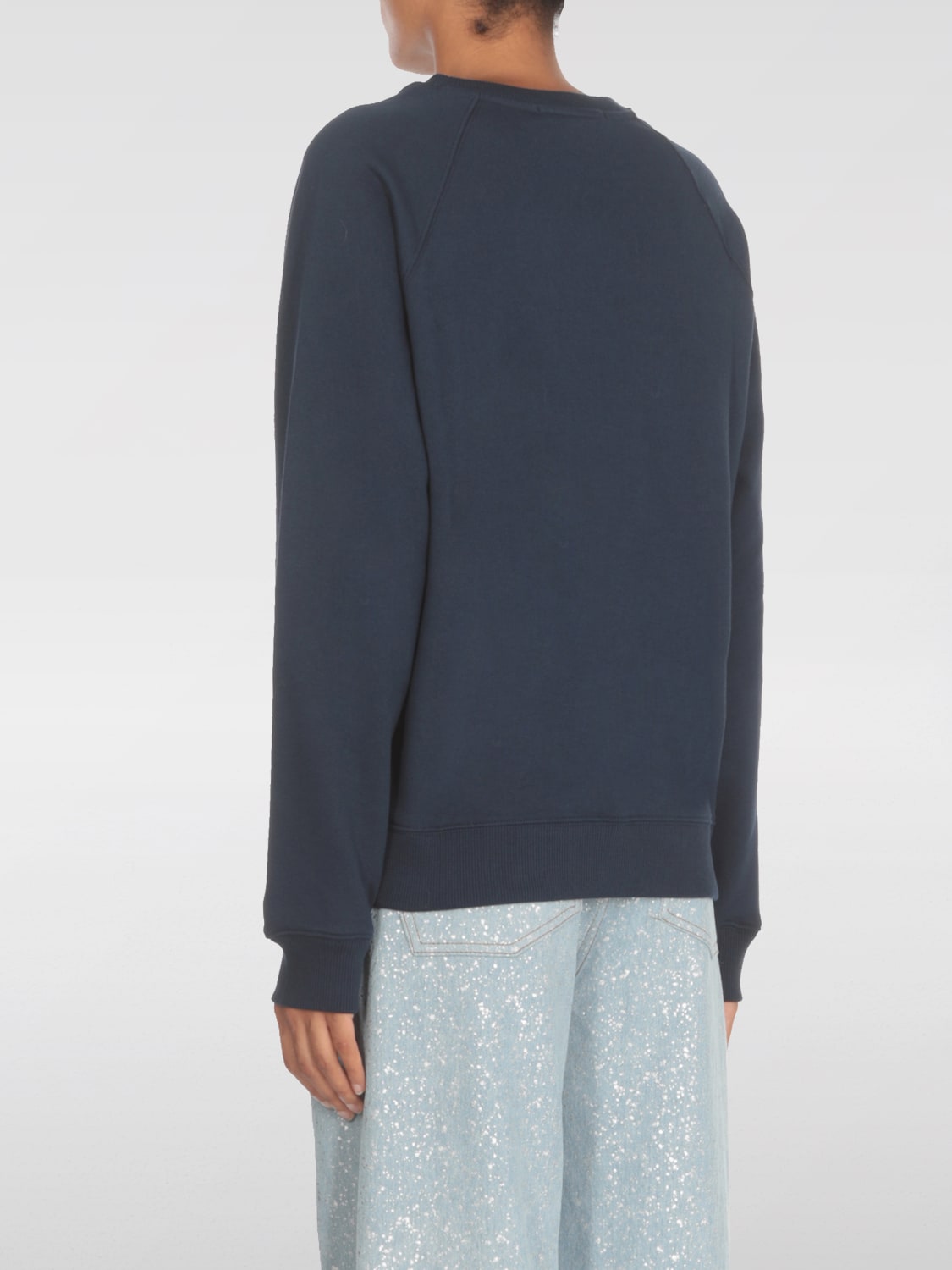 MSGM SWEATSHIRT: Sweater woman MSGM, Blue - Img 3