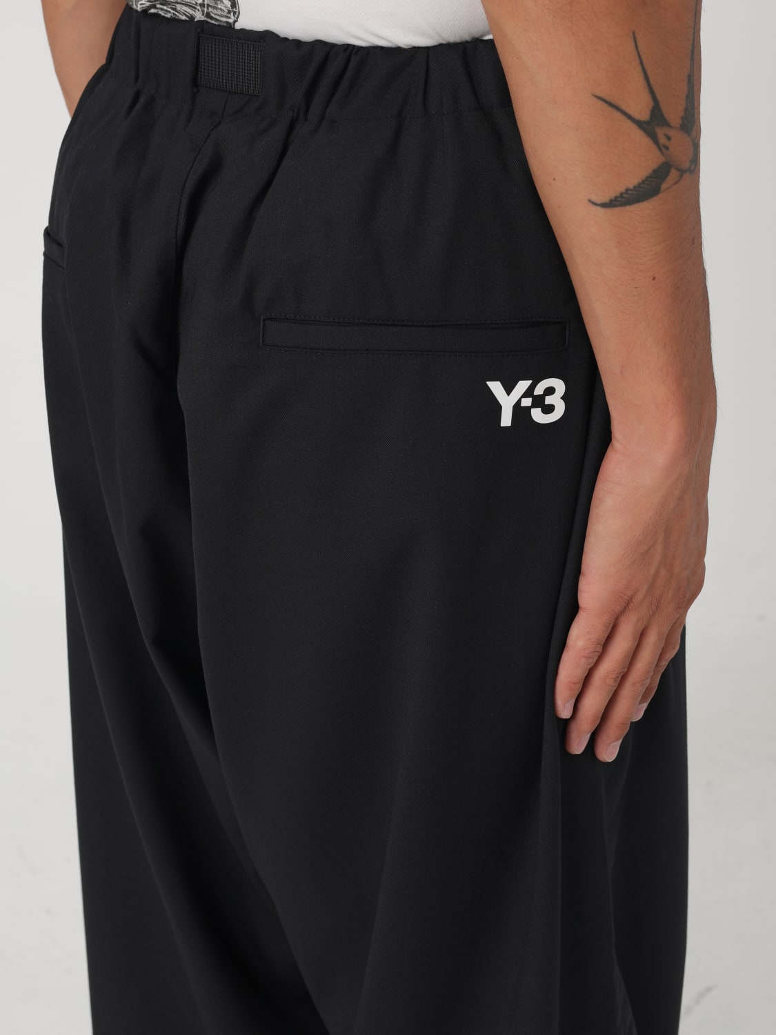 Y-3 PANTS: Pants men Y-3, Black - Img 4