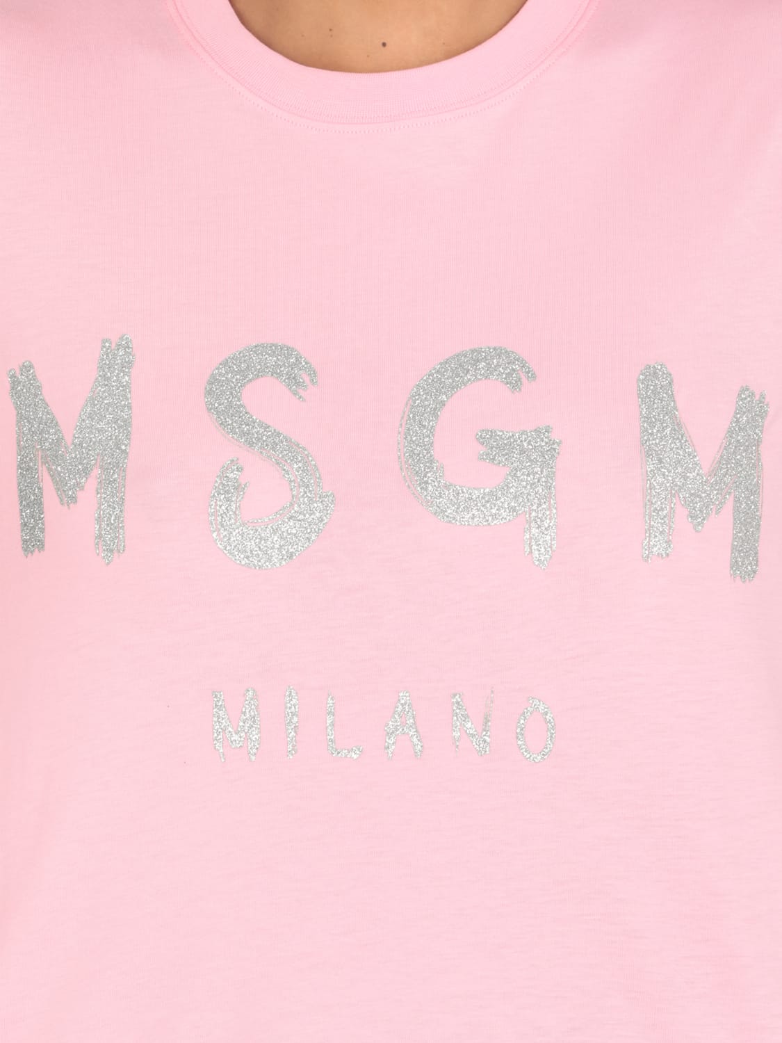 MSGM T-SHIRT: T-shirt woman MSGM, Pink - Img 3