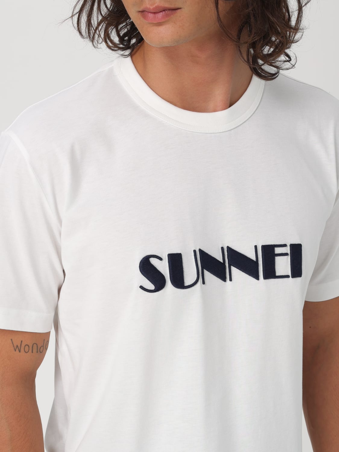 SUNNEI T-SHIRT: T-shirt men Sunnei, White 1 - Img 5