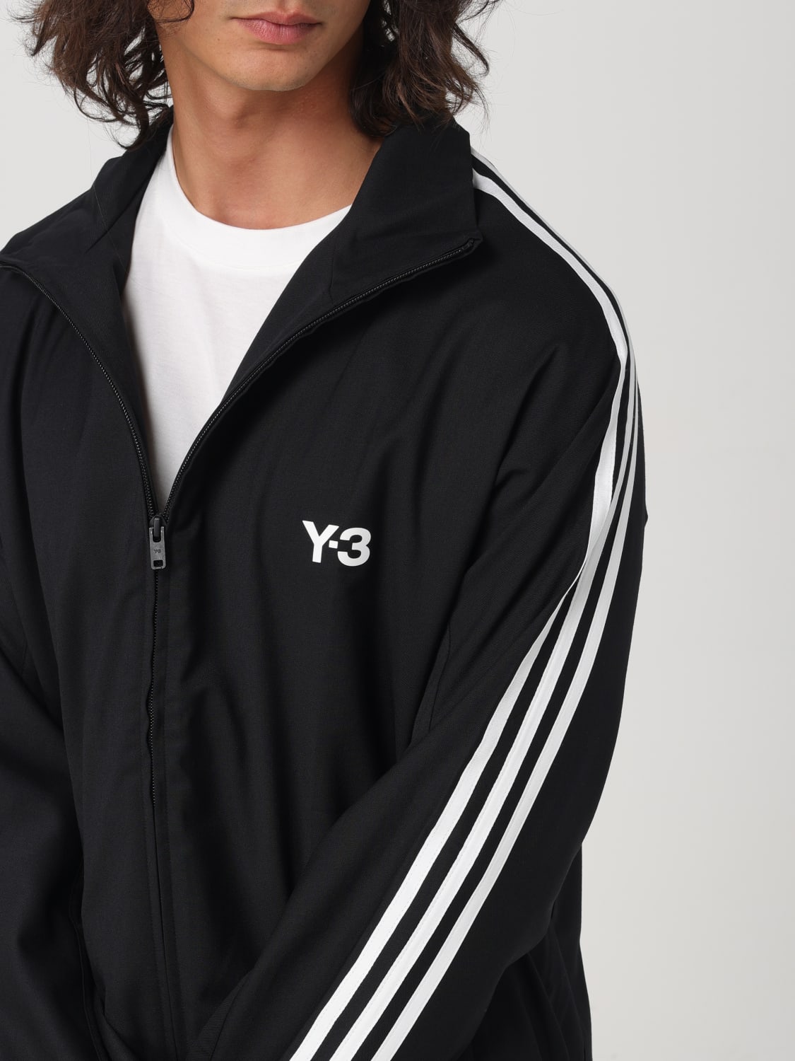 Y-3 GIACCA: Giacca Y-3 in nylon e lana , Nero - Img 5