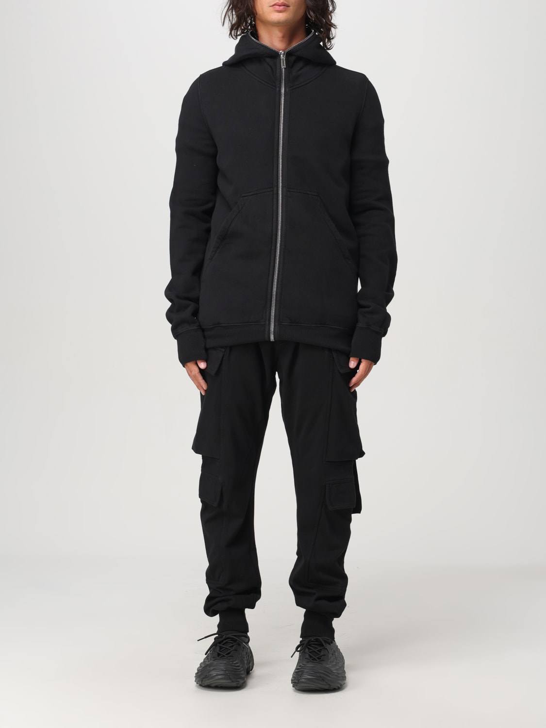 RICK OWENS DRKSHDW：スウェットシャツ メンズ Drkshdw - ブラック | GIGLIO.COMオンラインのRick Owens  Drkshdw スウェットシャツ DU02D2291F