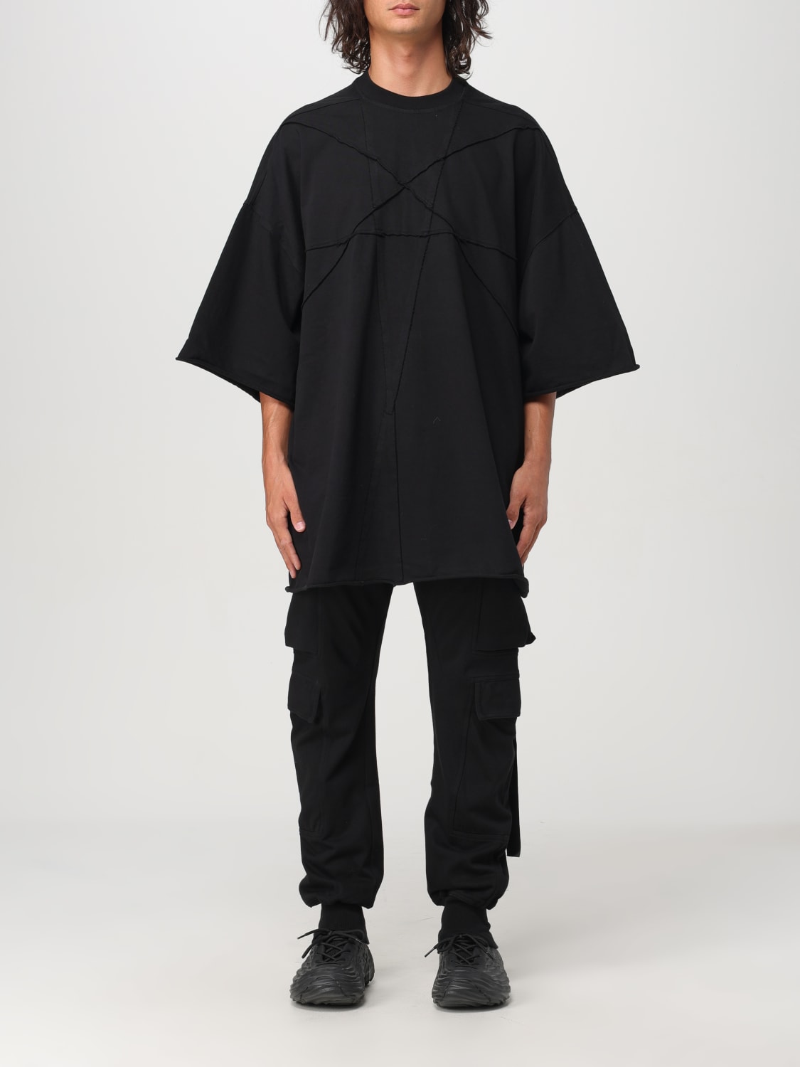 RICK OWENS DRKSHDW T-SHIRT: T-shirt men Drkshdw, Black - Img 1