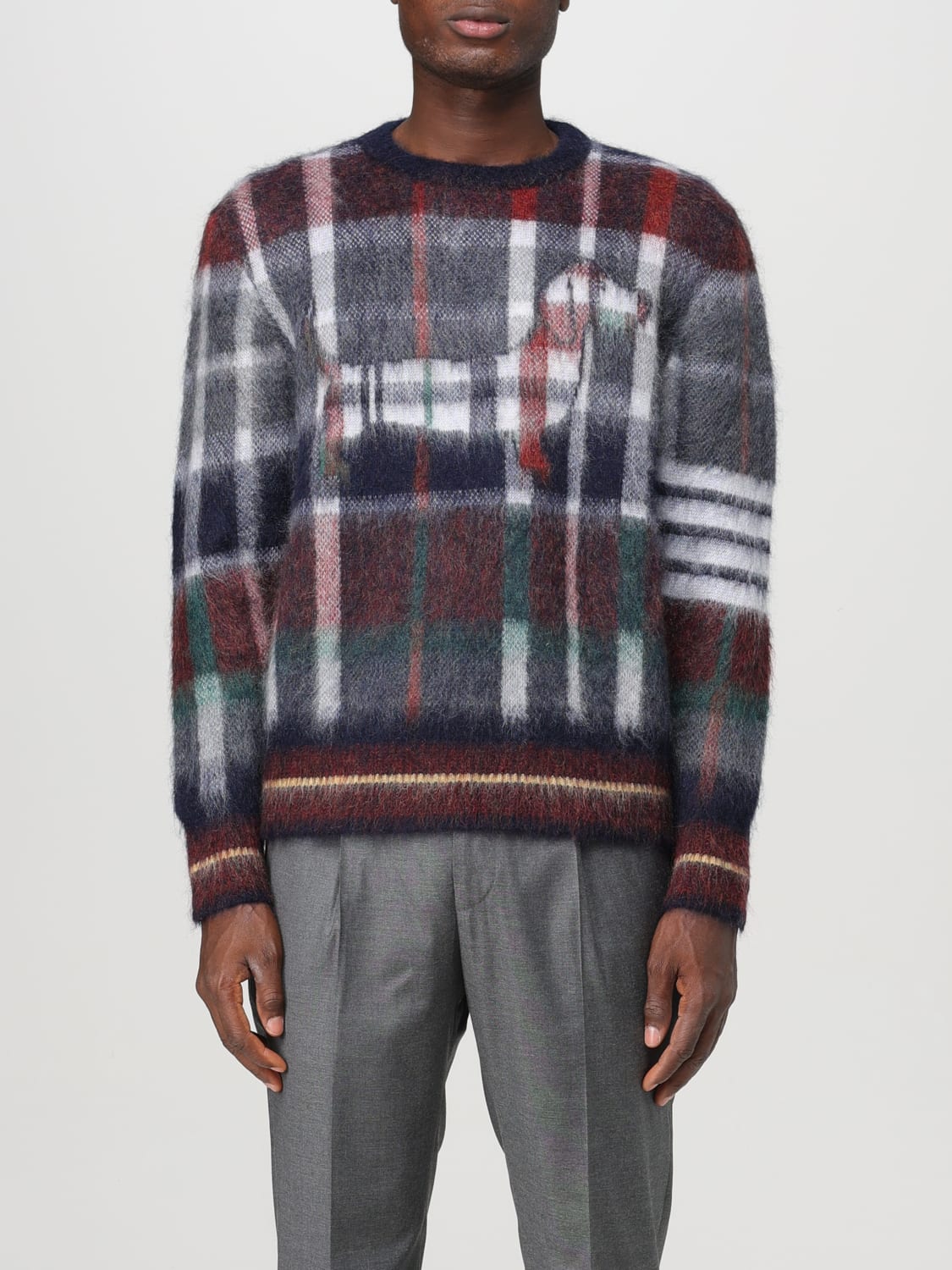 THOM BROWNE PULL: Pull homme Thom Browne, Multicolore - Img 1