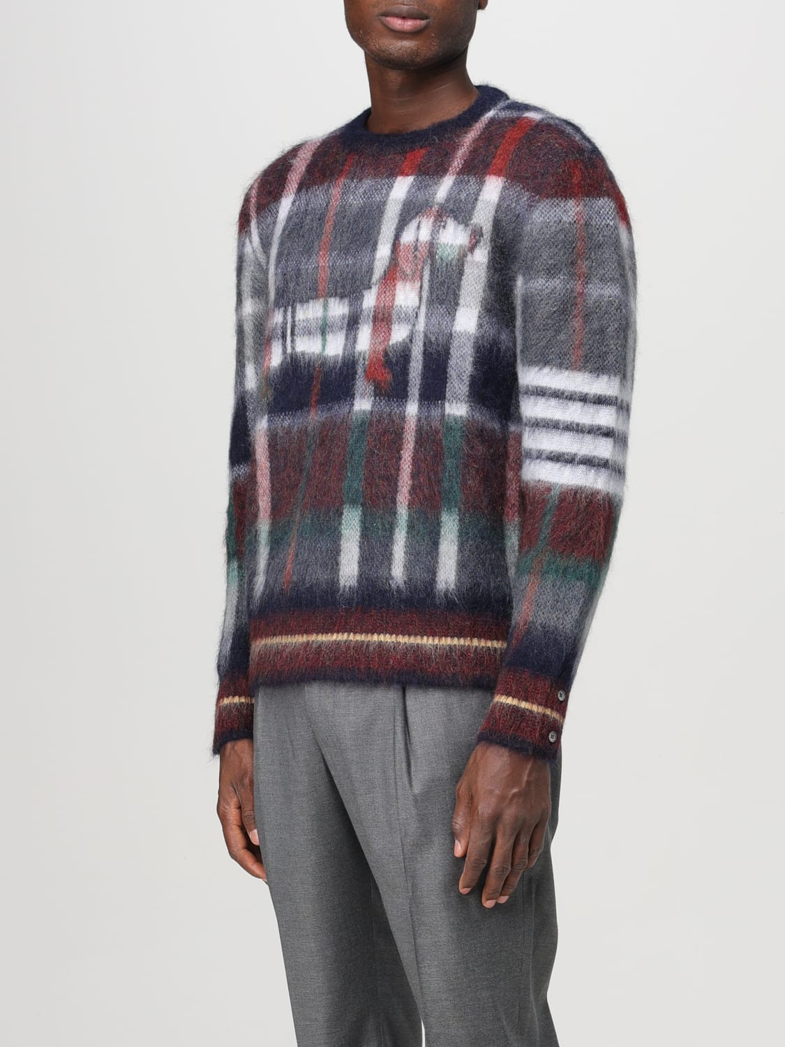 THOM BROWNE SWEATER: Sweater men Thom Browne, Multicolor - Img 4